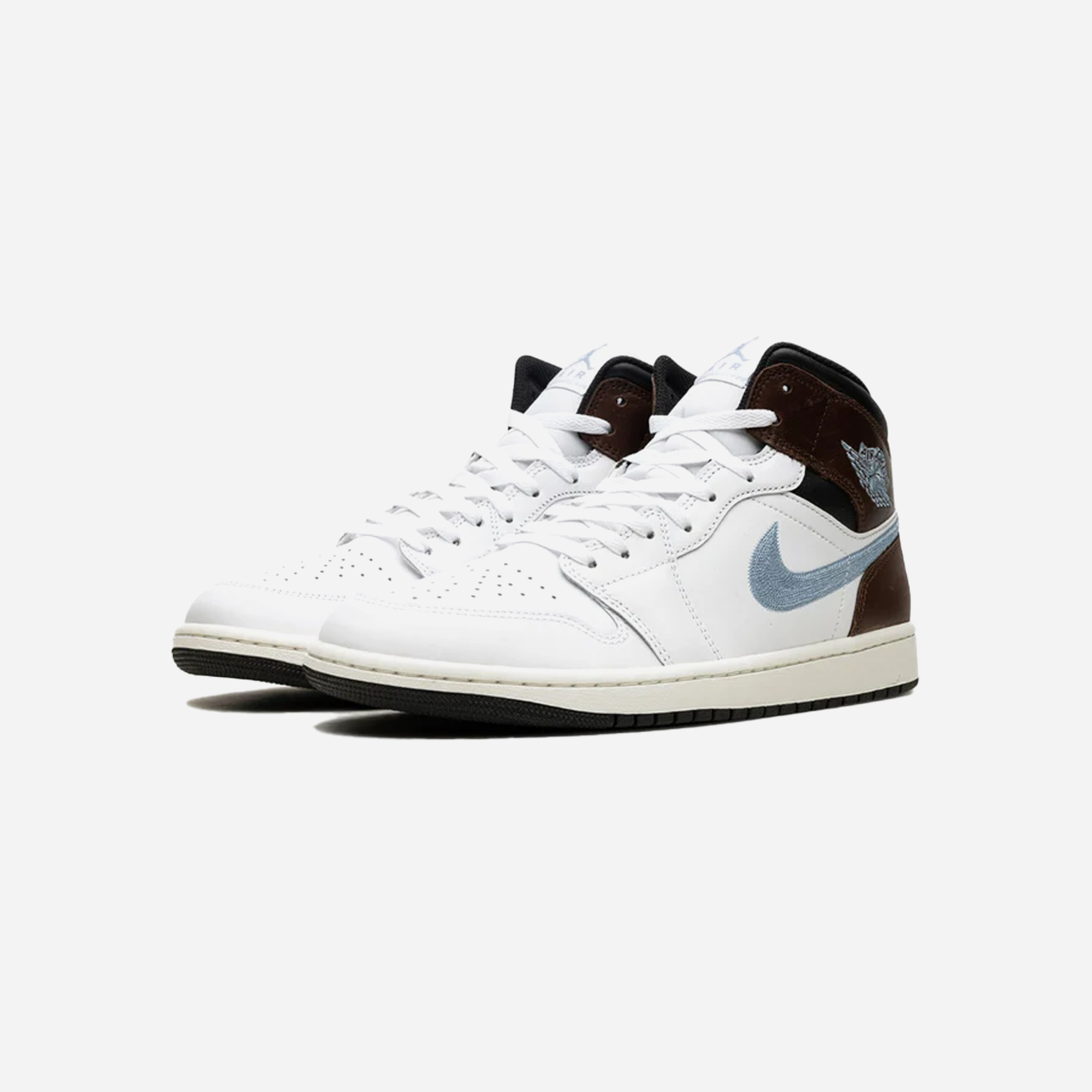Nike Jordan 1 Mid SE Brown Blue Grey - view 2