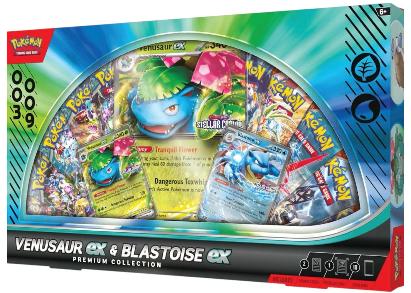 Scarlet violet venusaur – 2025 Pokémon Scarlet & Violet Venusaur ex and Blastoise ex Premium Collection