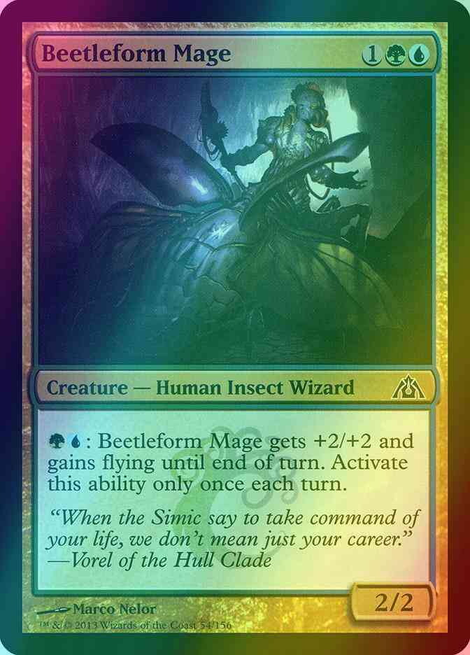 Beetleform mage 54 – Magic Beetleform Mage [54] [Dragon's Maze] [Foil]
