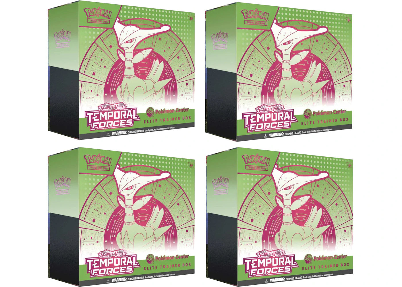 Scarlet violet temporal – 2024 Pokémon Scarlet & Violet Temporal Forces (Iron Leaves) Pokemon Center Elite Trainer Box 4x Lot