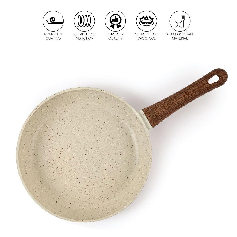Cello Castello Die Cast Induction Base Taper Fry Pan - view 6