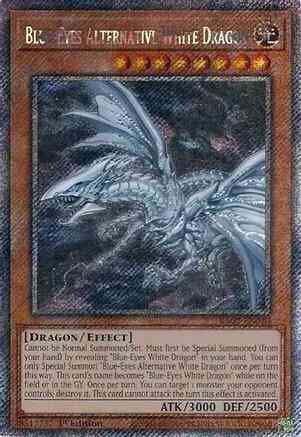 Yu-Gi-Oh! Blue-Eyes Alternative White Dragon - RA02-EN010 - Platinum Secret Rare - 1st Edition