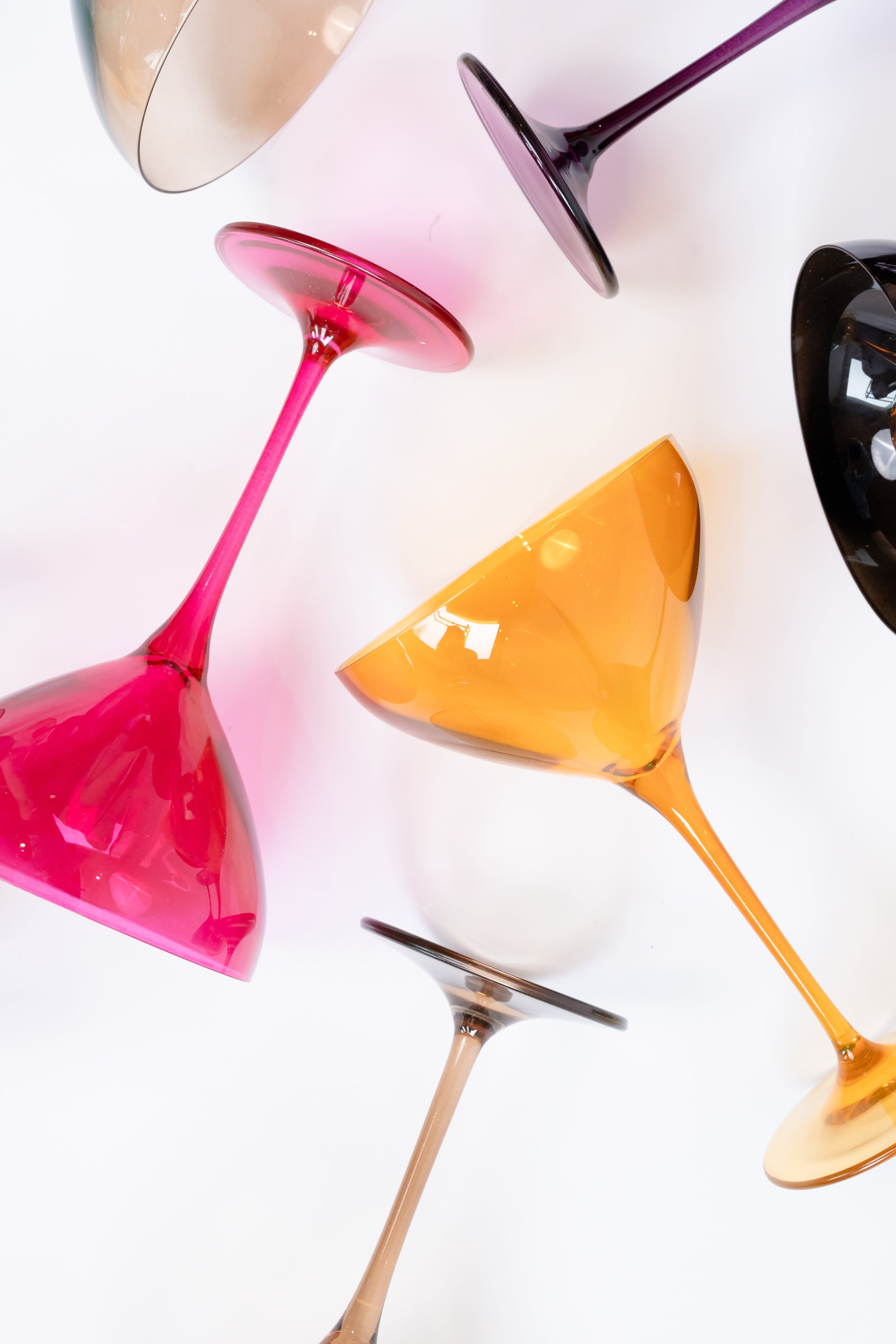 Estelle Colored Glass Estelle Colored Martini Glass - Set of 6 {Mystery Box} - view 3