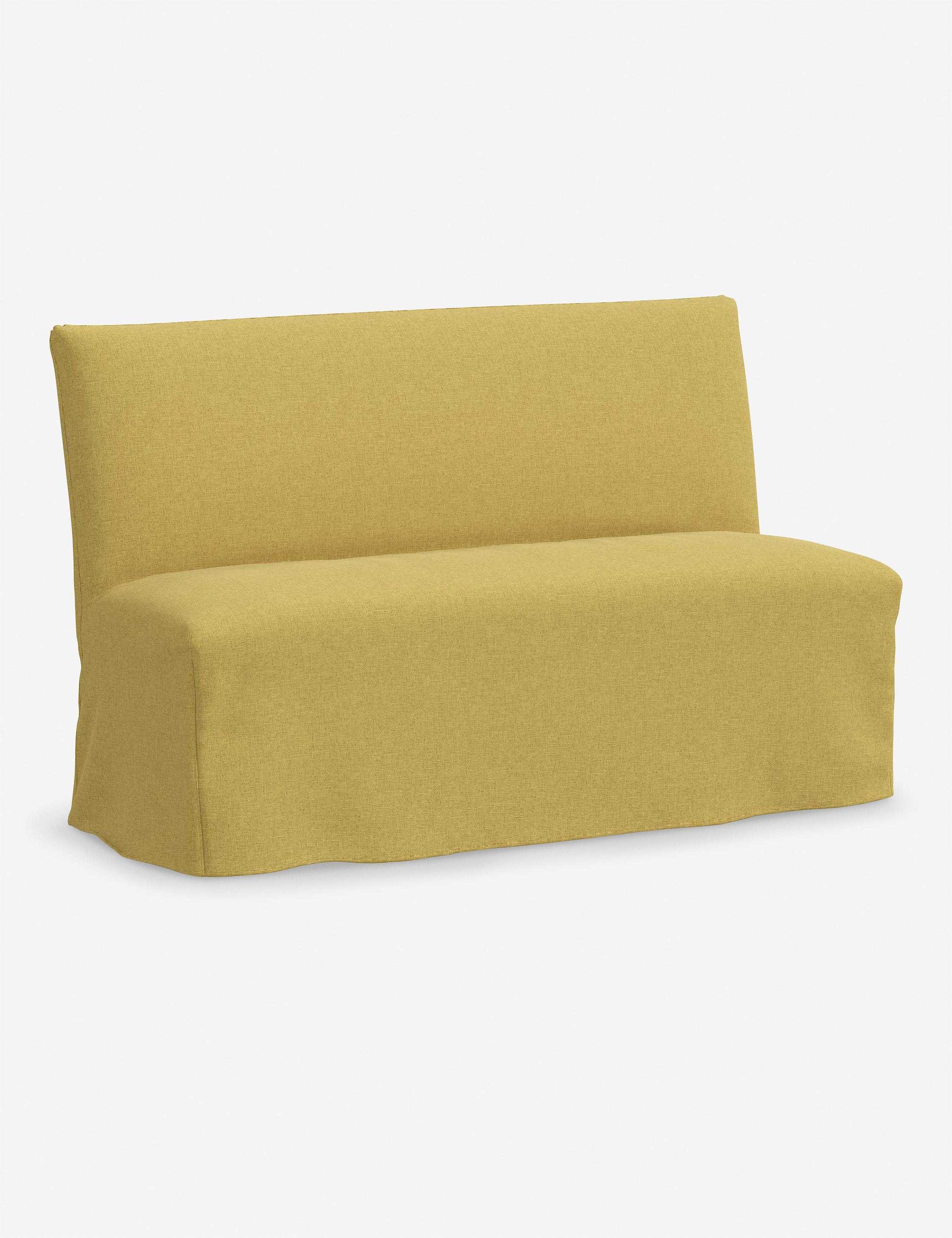 Lulu and Georgia Haddan Slipcover Dining Bench - view 40