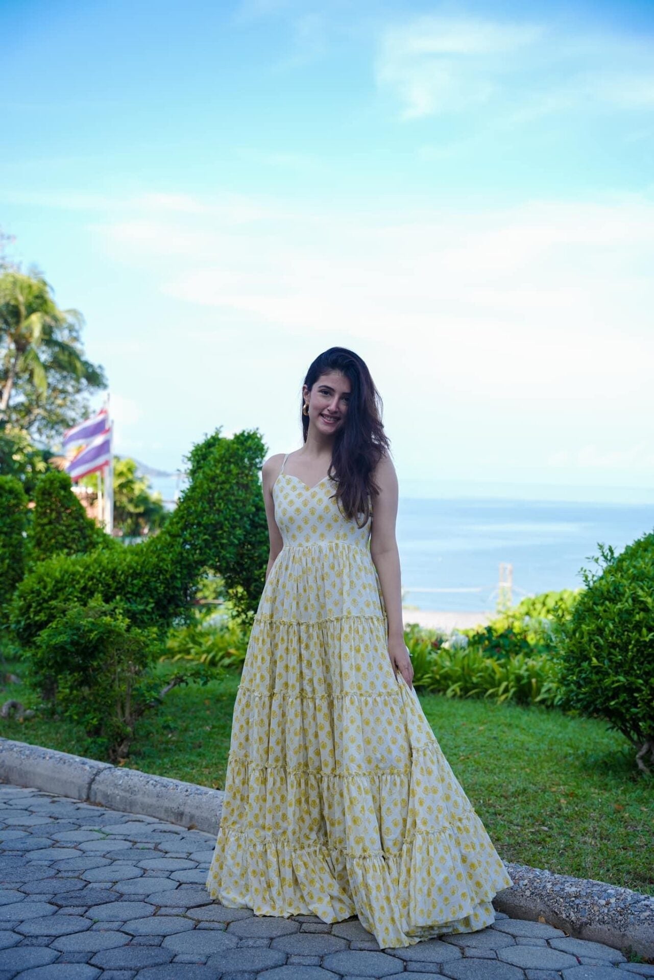 Idaho-o rosa white cotton dres - view 2