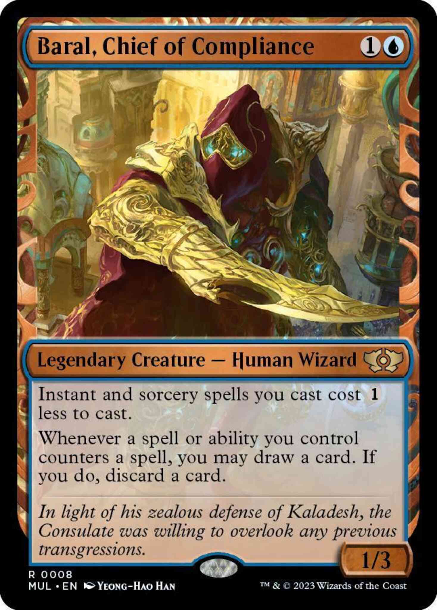 Magic Baral, Chief of Compliance [8] [Planar Showcase] [Multiverse Legends] [Non-Foil]
