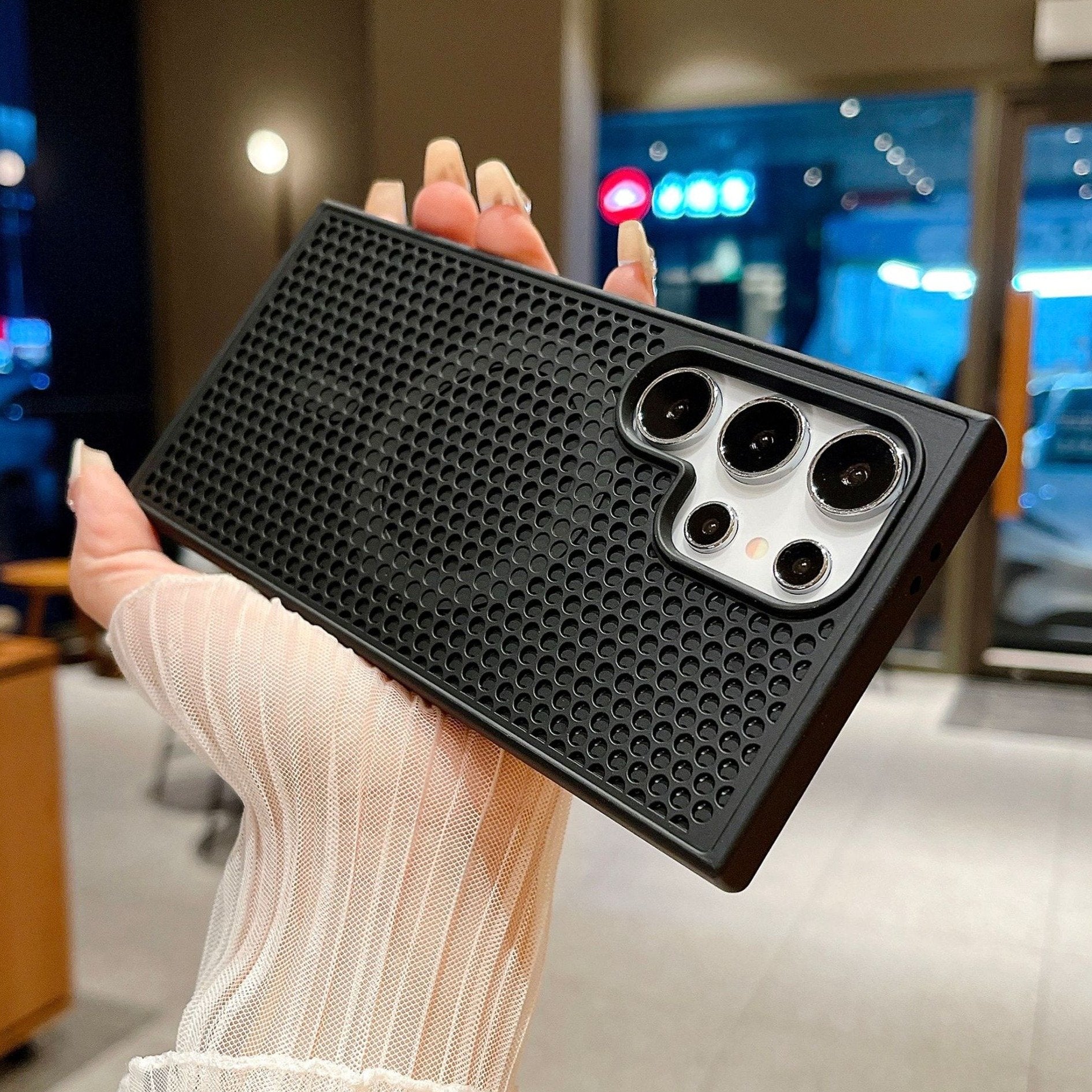 Million Cases Magnetic Lattice Heat Dissipation Case - Samsung