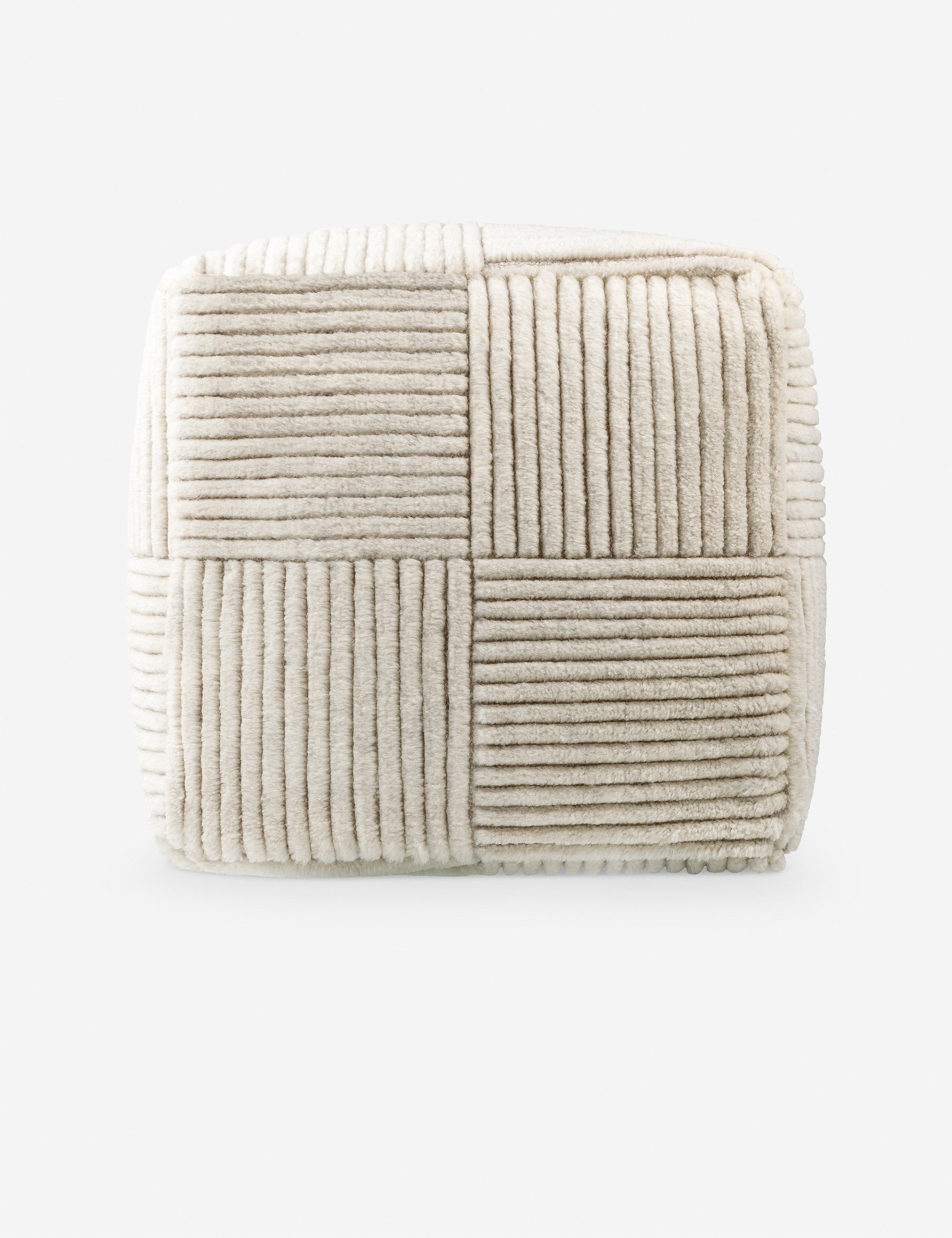 Lulu and Georgia Holborn Square Pouf - view 3
