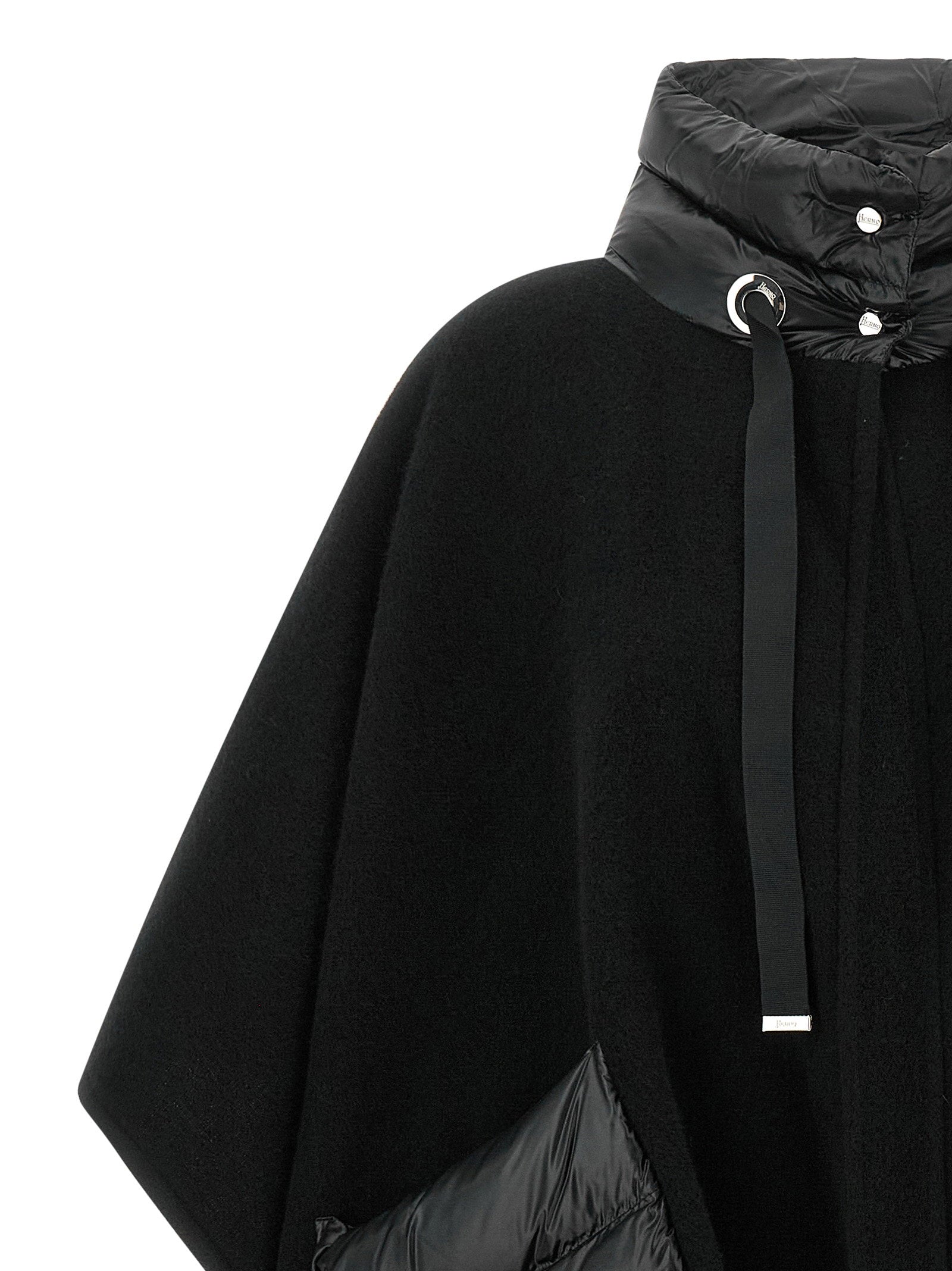 Herno Resort Poncho – 90% wool, 10% cashmere - view 3