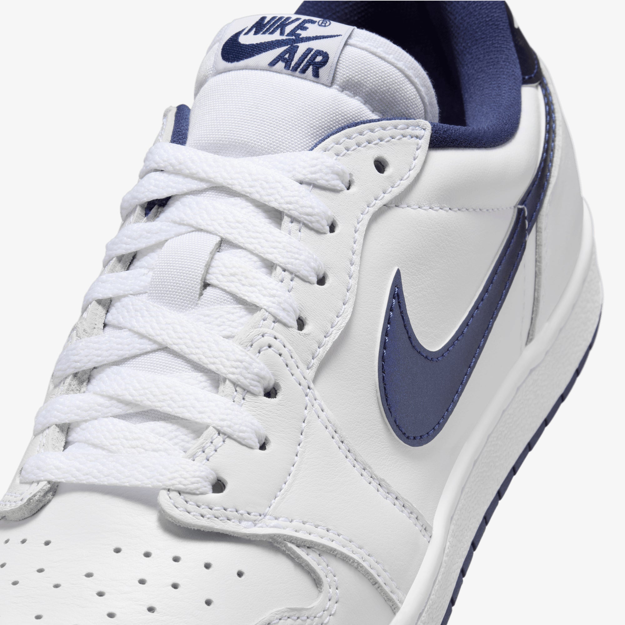 Jordan | Air Jordan 1 Low '85 { White/navy-white - view 6