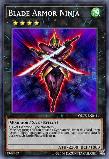 Yu-Gi-Oh! Blade Armor Ninja - ORCS-EN041 - Super Rare - 1st Edition