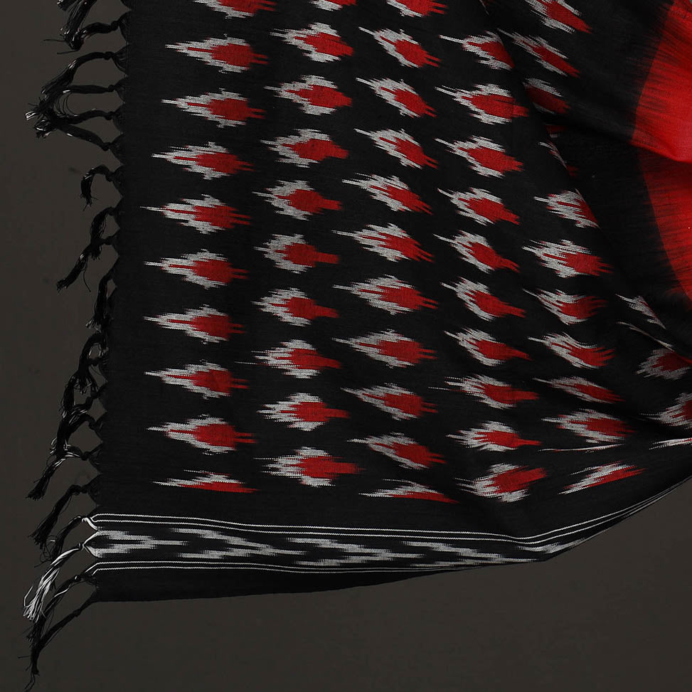 SOUTH KARGHA Black - Handloom Cotton 3pc Pochampally Ikat Dress Material 08 - view 4