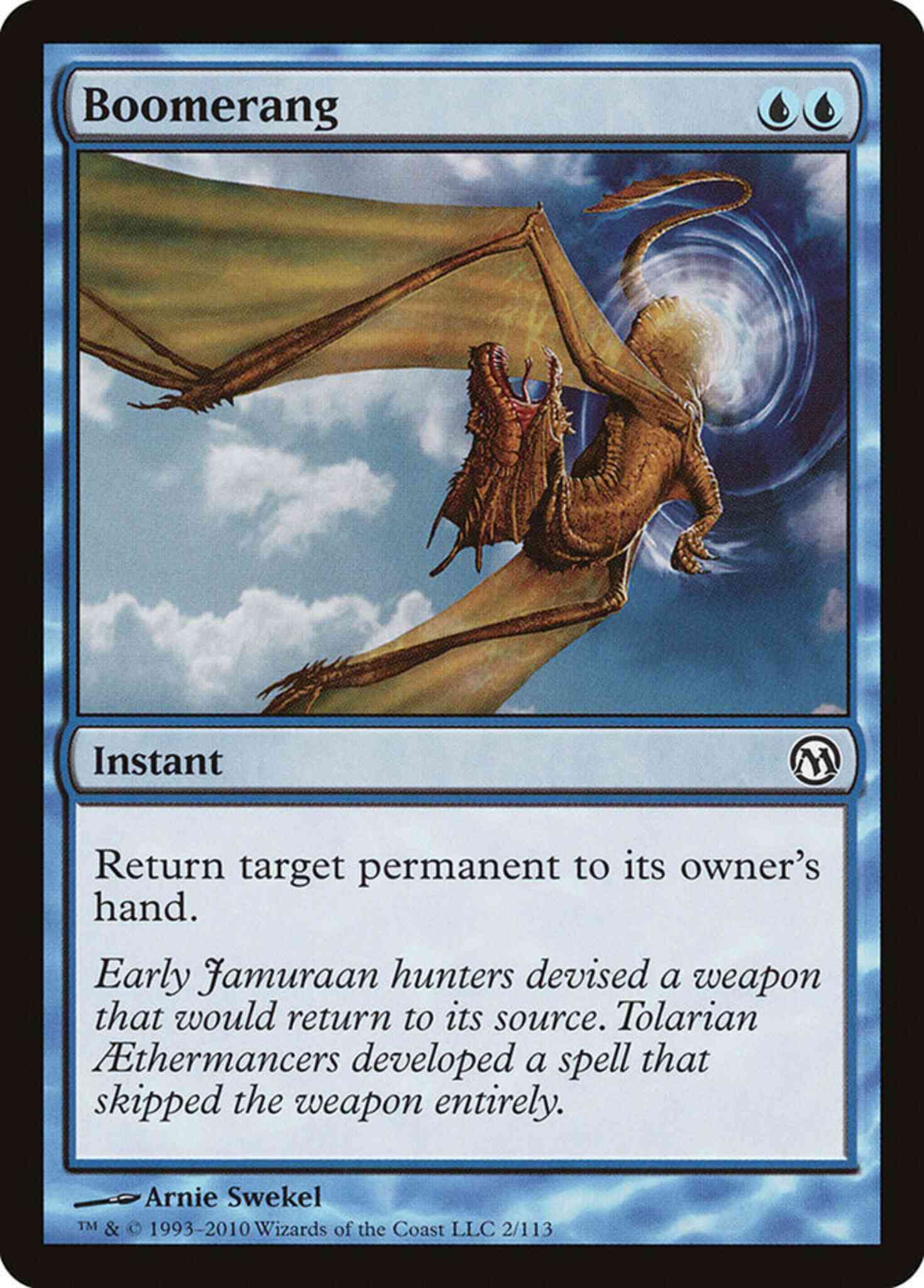 Boomerang 2 duels – Magic Boomerang [2] [Duels of the Planeswalkers] [Non-Foil]