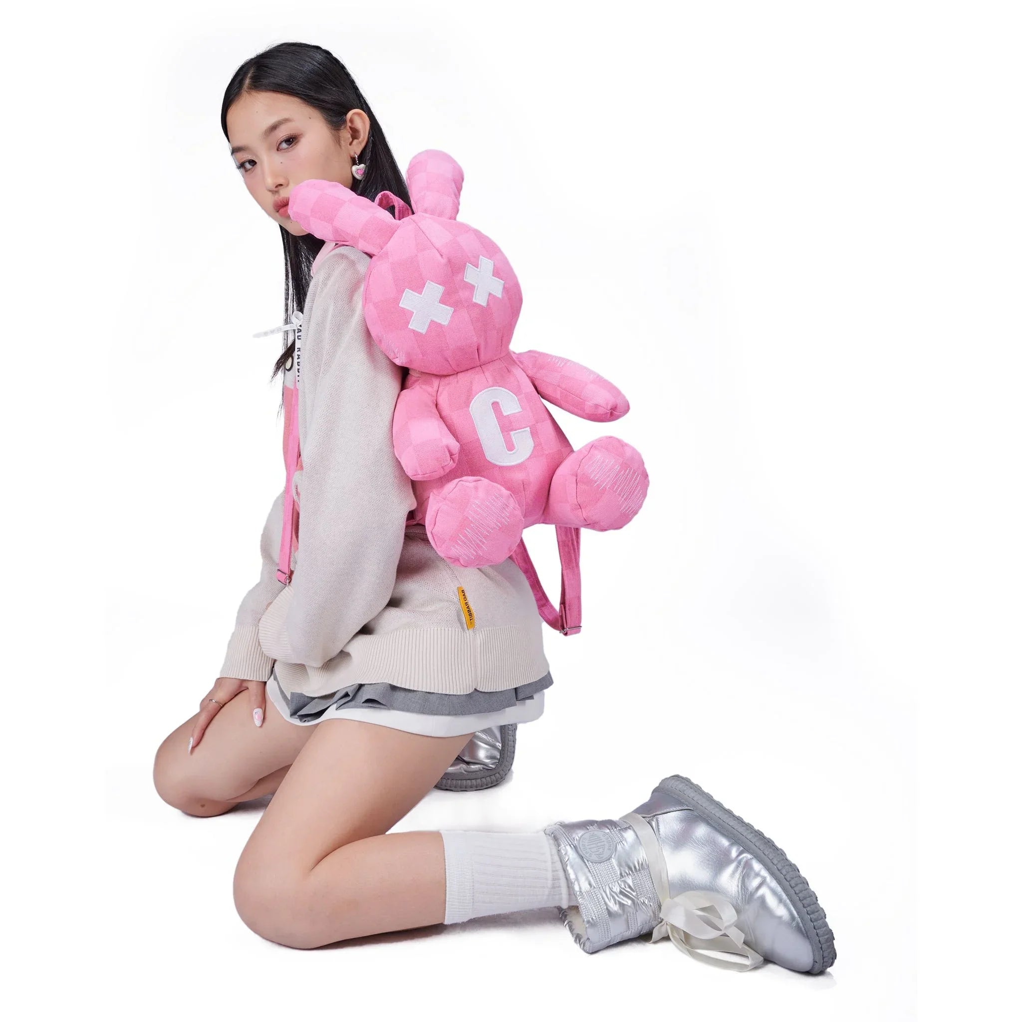 Sneaker Cafe Mumbai Pink Baby Rabbit Backpack - view 2