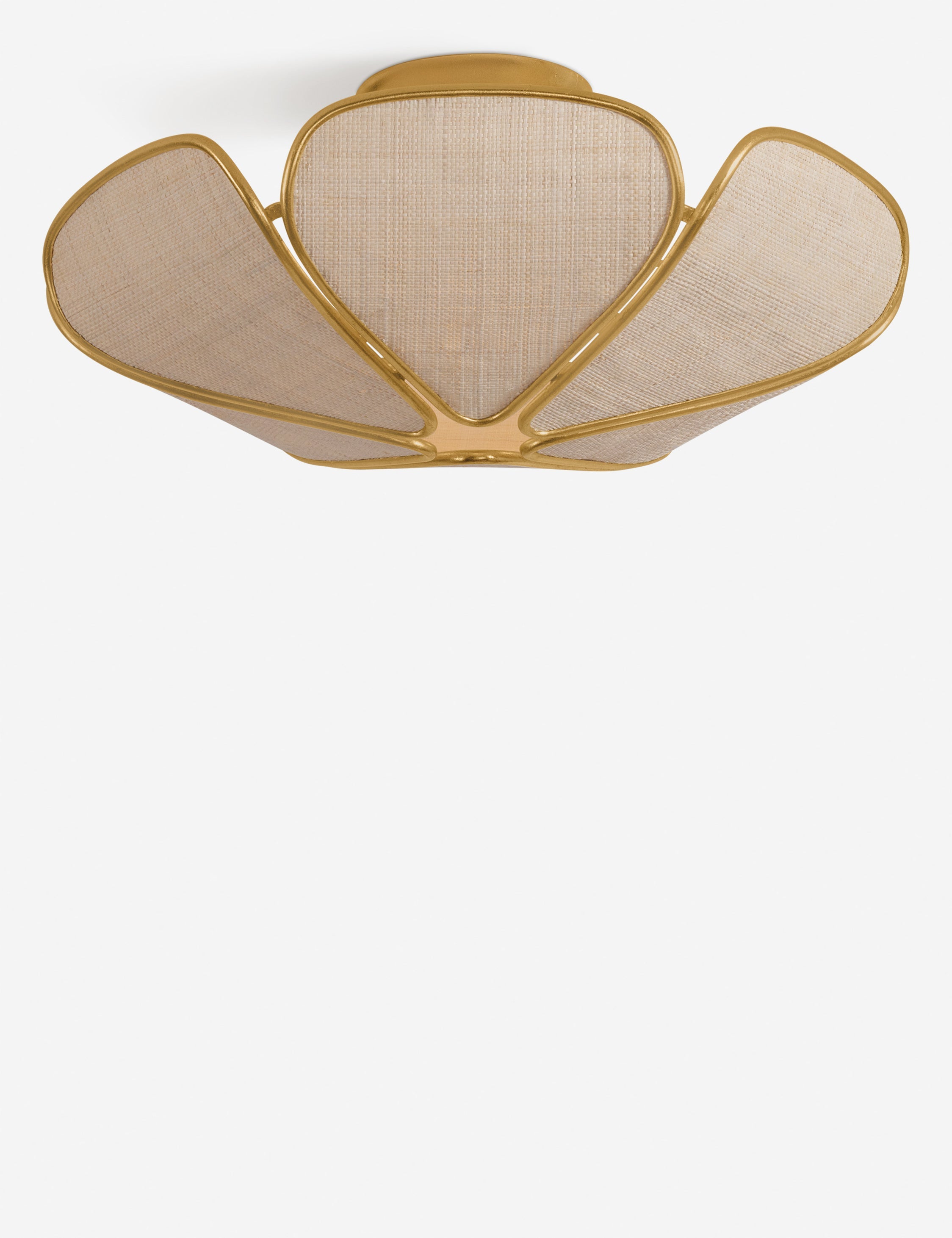 Lulu and Georgia Lane Semi-Flush Mount Light – Brass