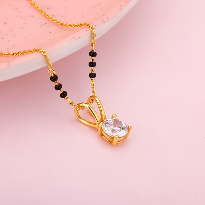 GIVA Jewellery Golden Forever Moments Mangalsutra Set - view 2