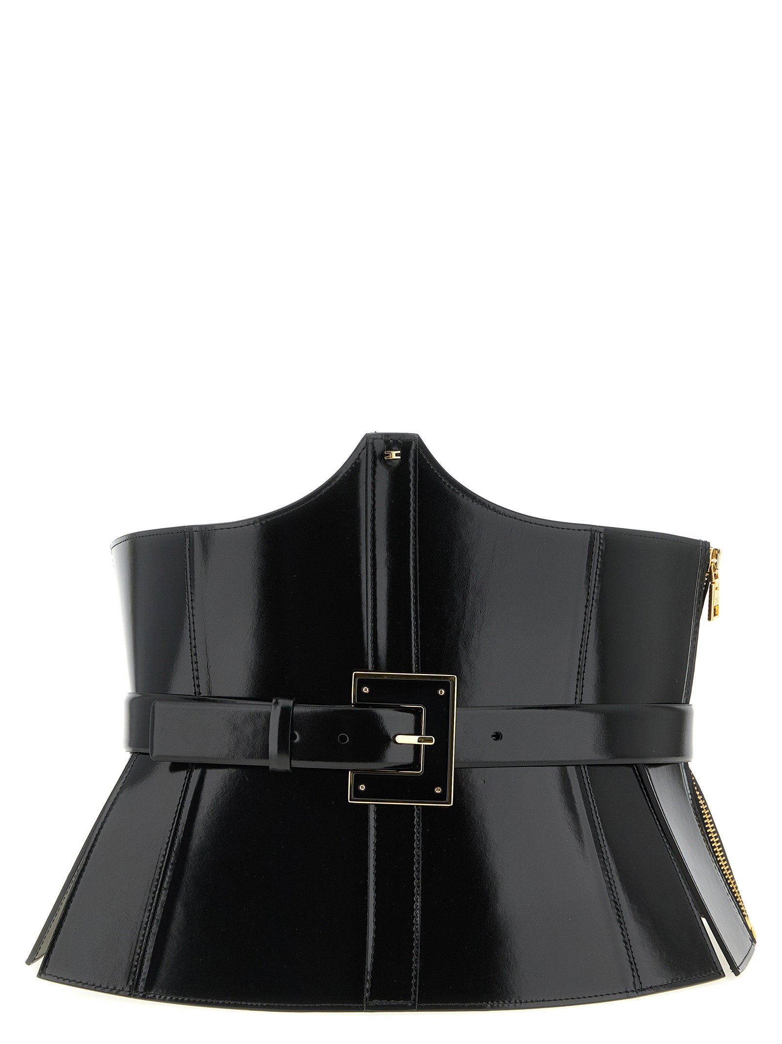 Elisabetta Franchi Corset Belt – 100% leather