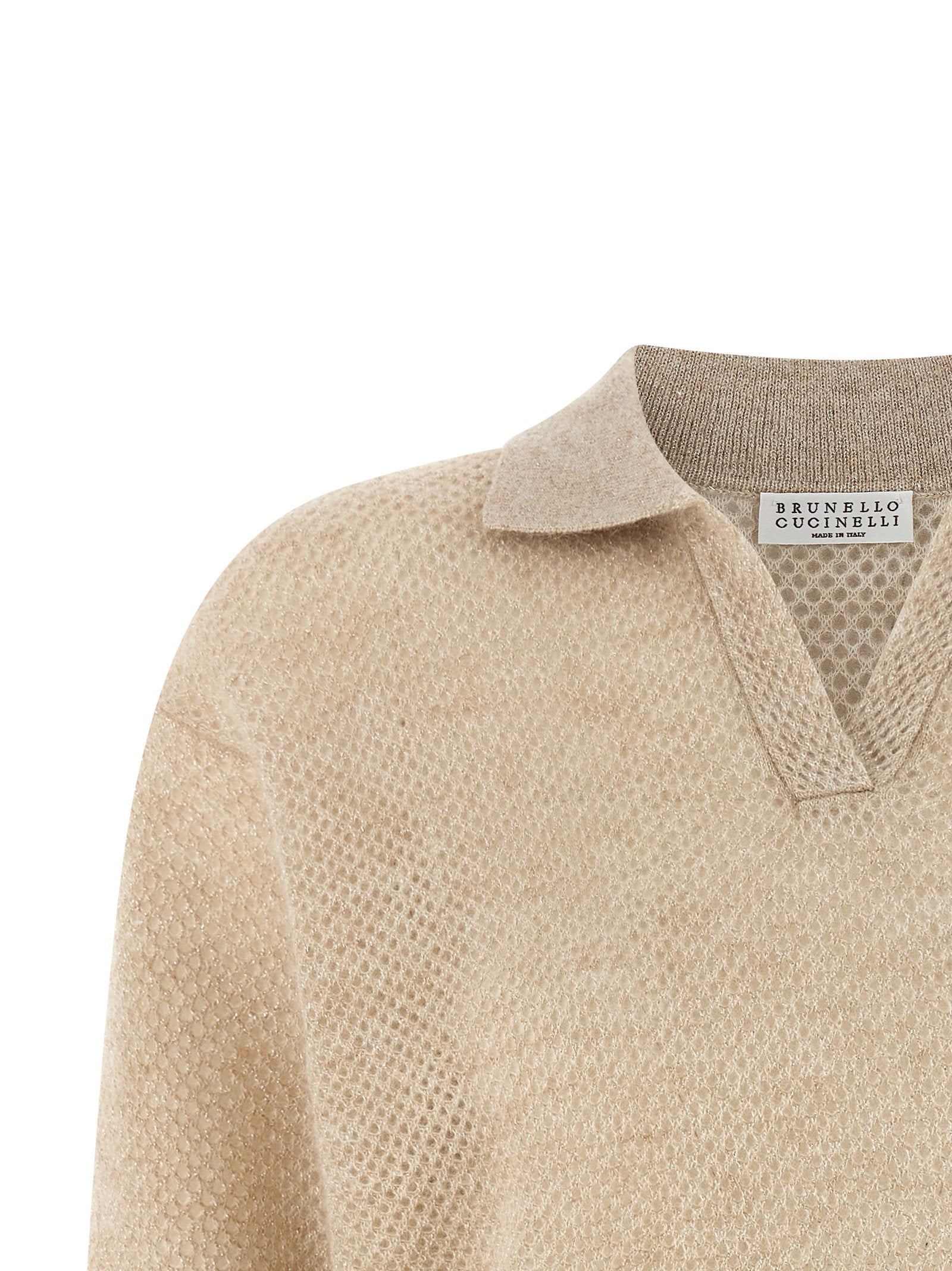 Brunello Cucinelli Waffle Processing Polo Shirt - view 3