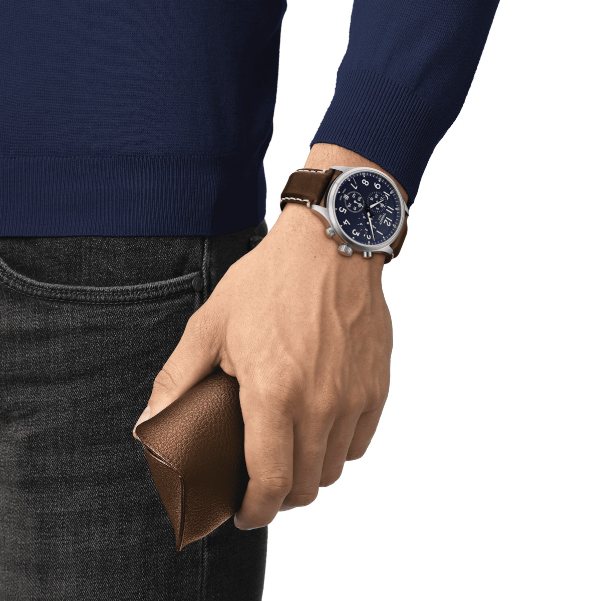 Tissot T-Sport Chrono XL Vintage Blue Dial Men 40mm - view 3