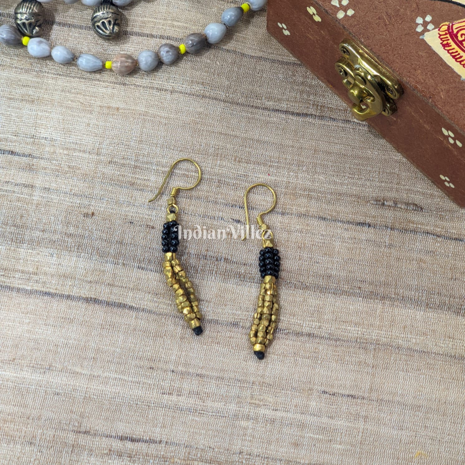 IndianVillèz Handmade Dhokra Tribal Earring