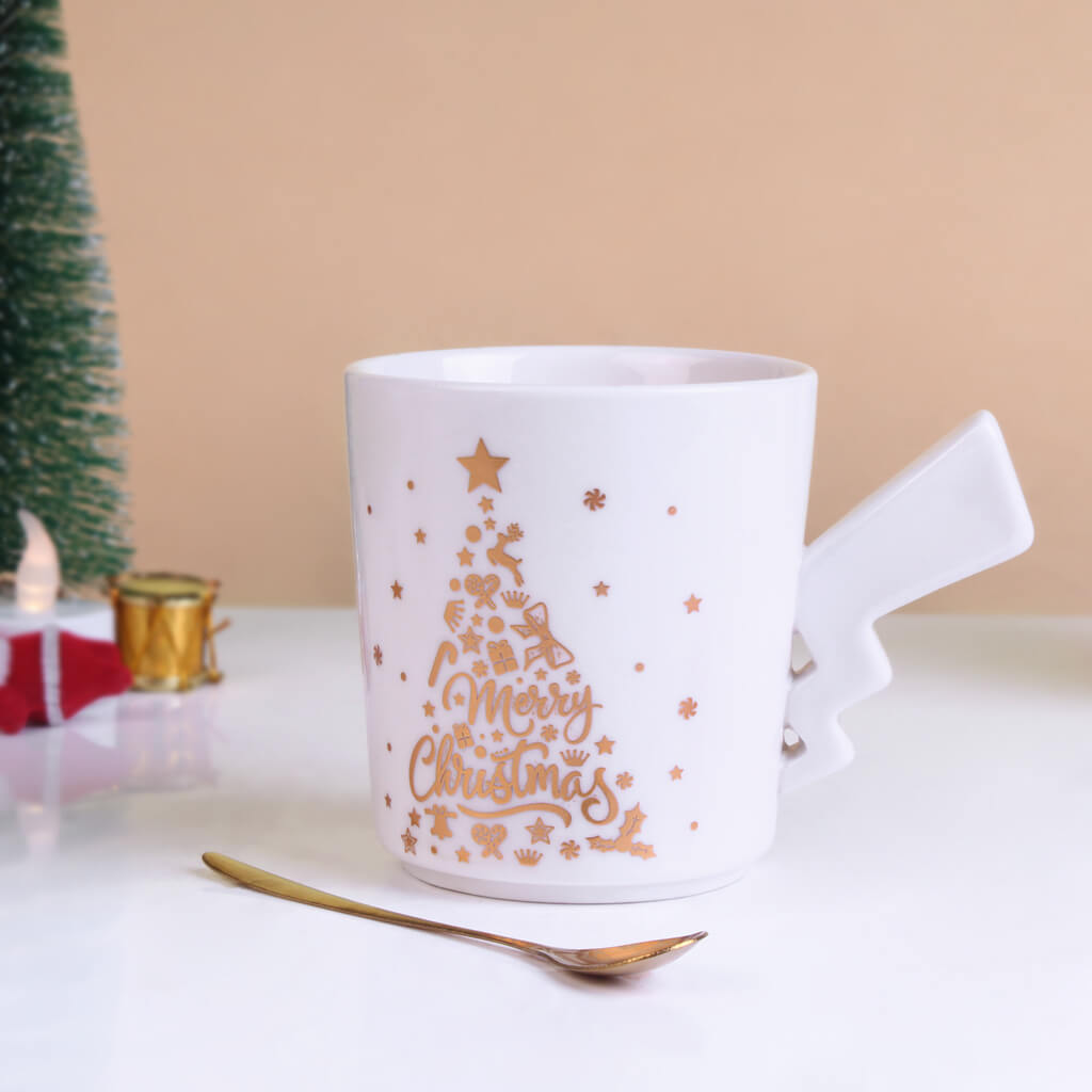 Kush Trading Christmas Mug with Spoon - Set of 2 - view 4