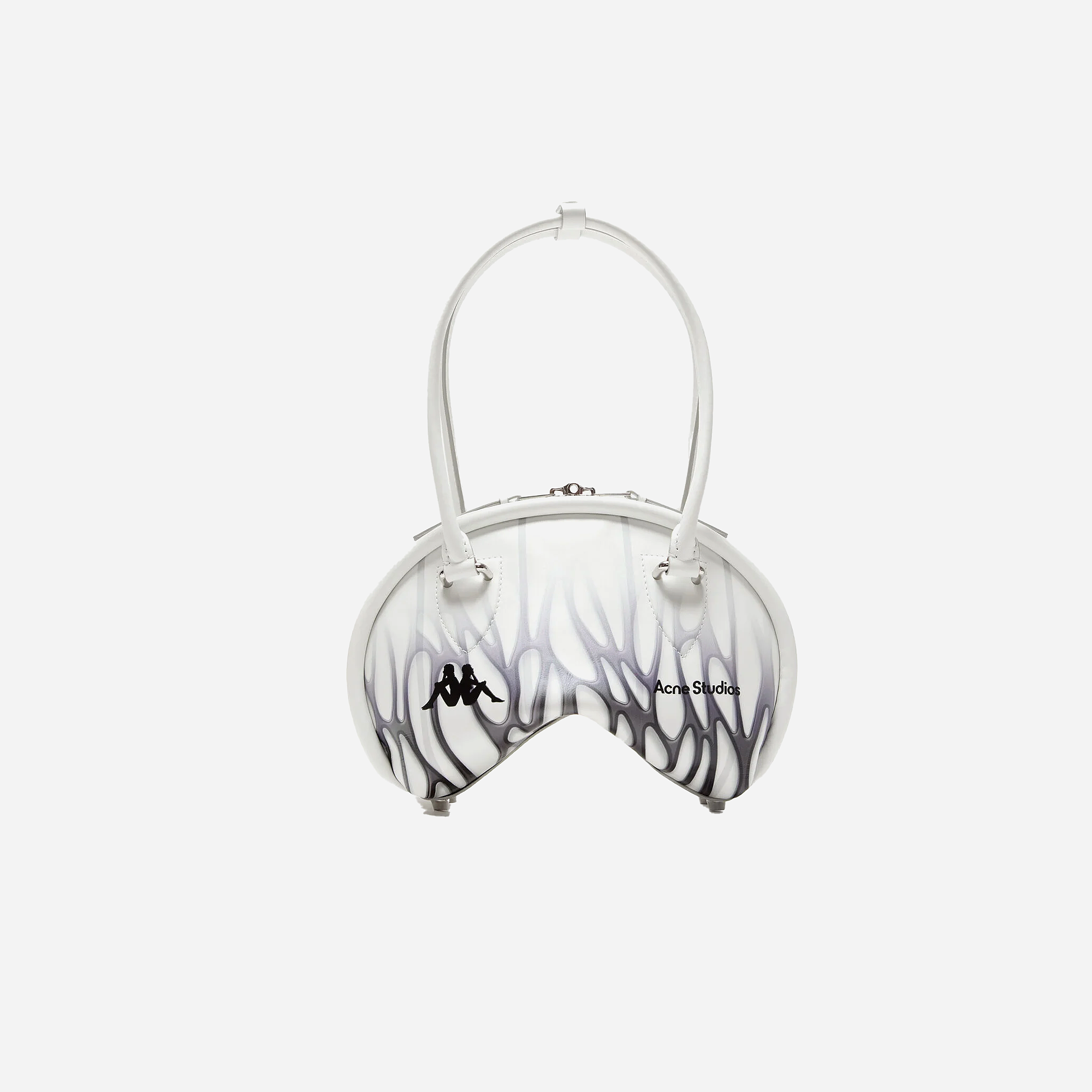 Acne Studios X Kappa Bowlina Mini Shoulder Bag White