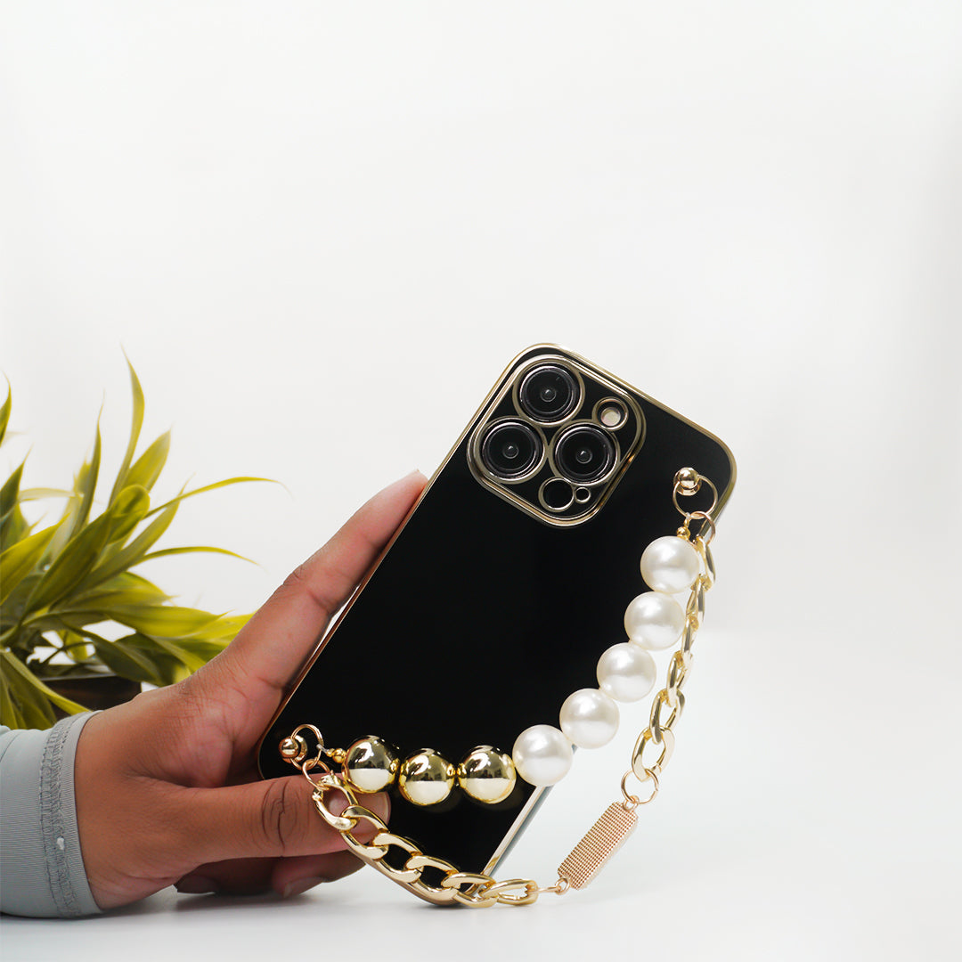 Peeperly Bold Contrast Vibrant Case with Pearl Bracelet - view 10