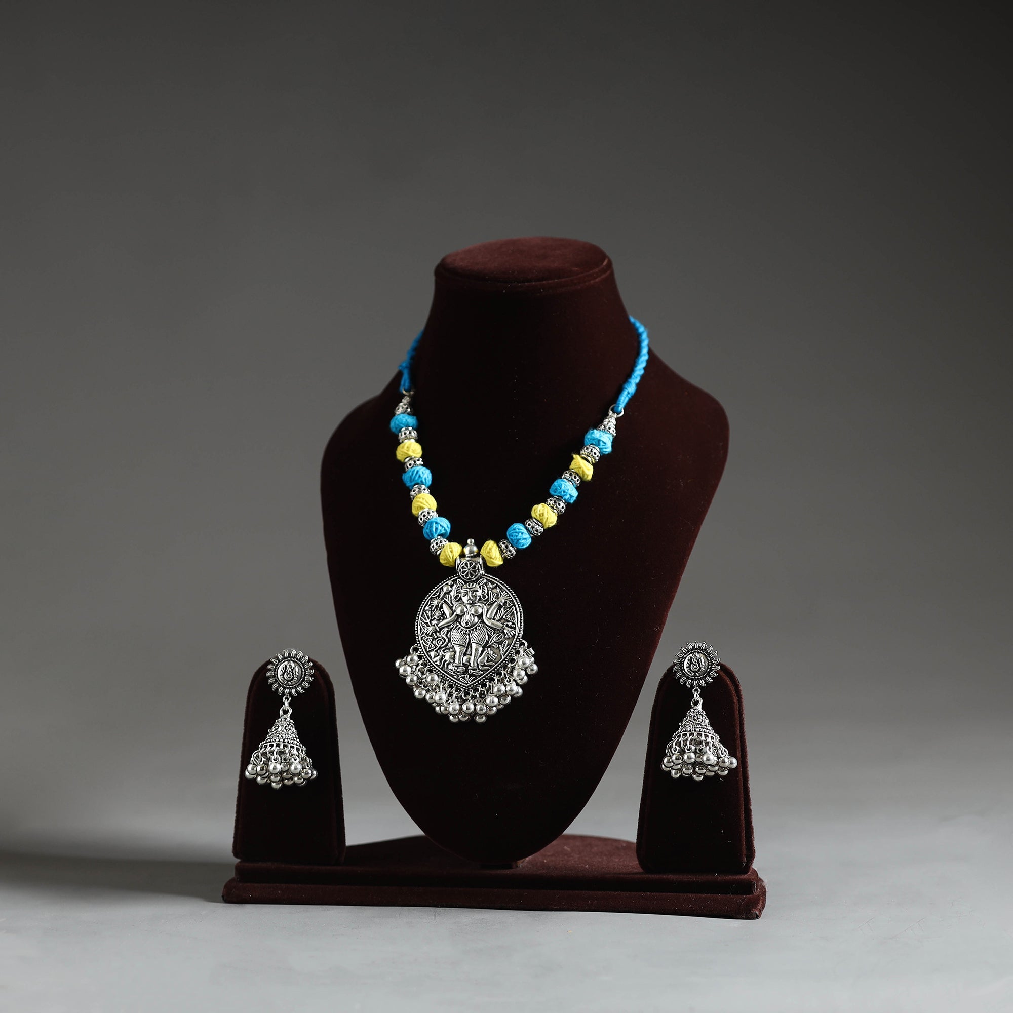 JALPARI German Silver Necklace Set 04