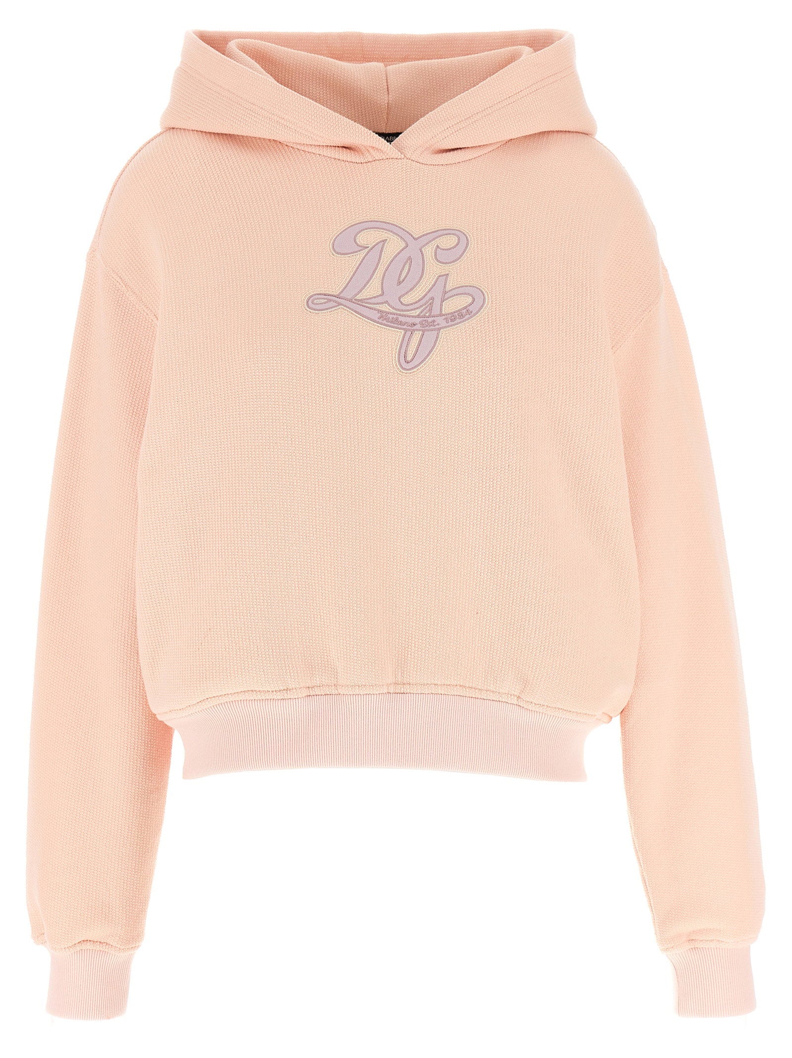 Dolce & Gabbana Logo Embroidery Hoodie – 100% cotton
