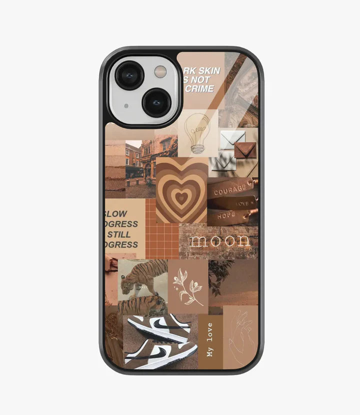 The Case Company Moon Is Love Aesthetic Glass Case for iPhone 13