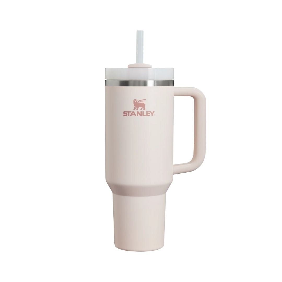 HYPE ELIXIR Stanley Quencher H2.0 Flowstate™ Tumbler | 40 OZ Rose Quartz 2.0