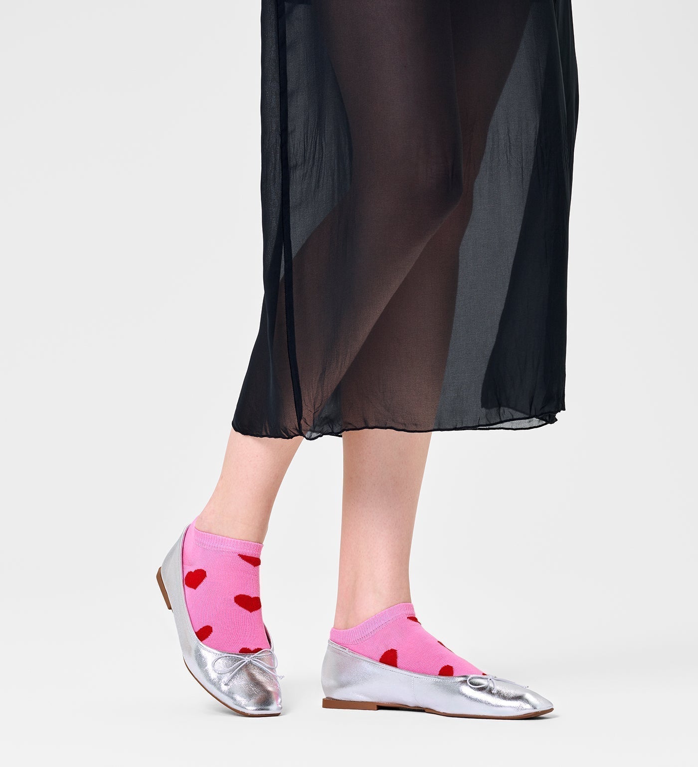 Happy Socks Unisex Hearts Ankle Length Socks for Women and Men - view 2