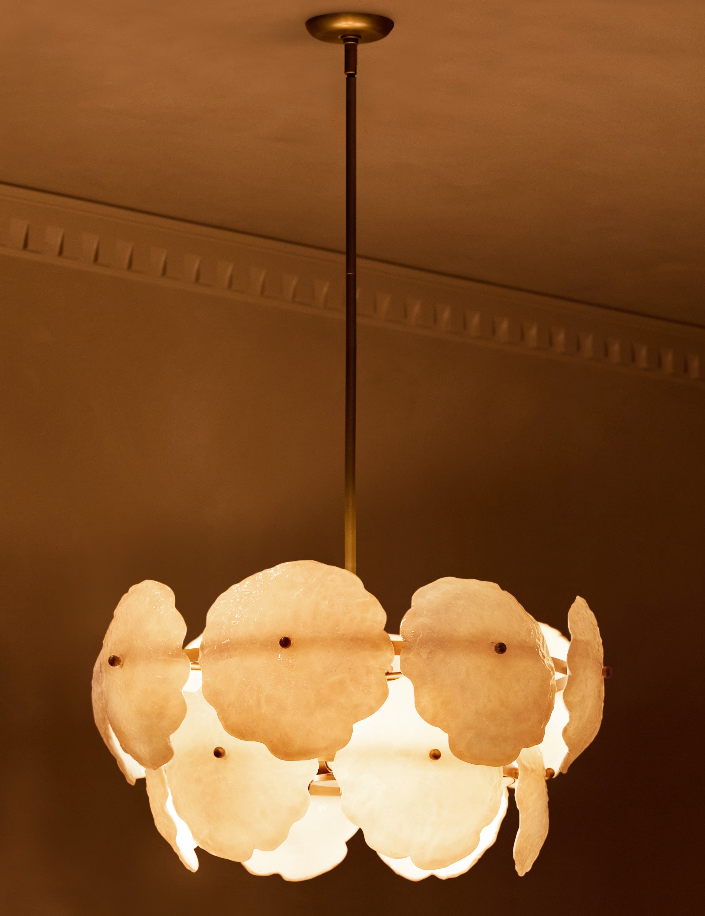 Lulu and Georgia Almici Tiered Chandelier – Antique Brass - view 2