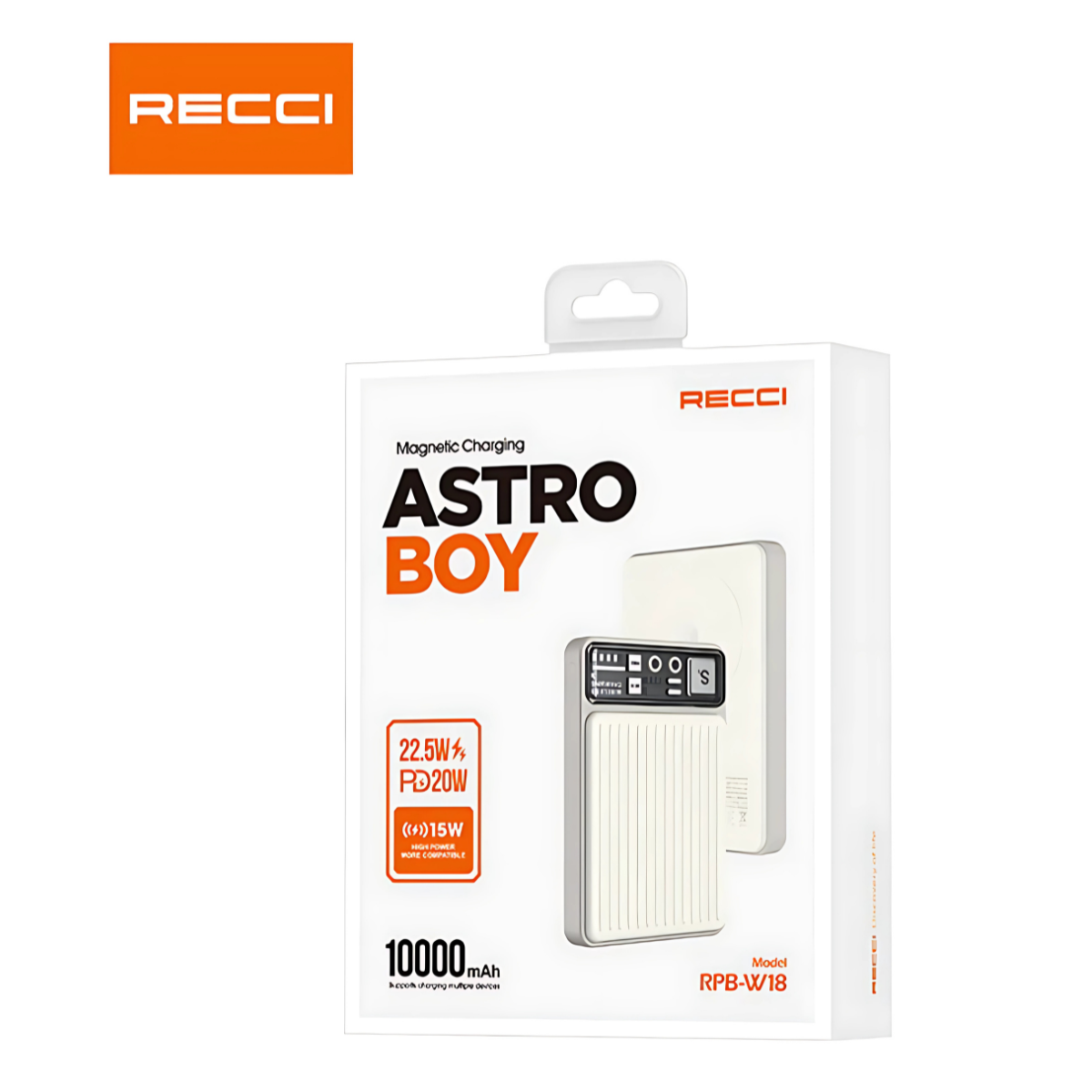 Million Cases Recci Astro Boy 10000mAh 22.5W PD Magnetic Wireless Power Bank - view 5