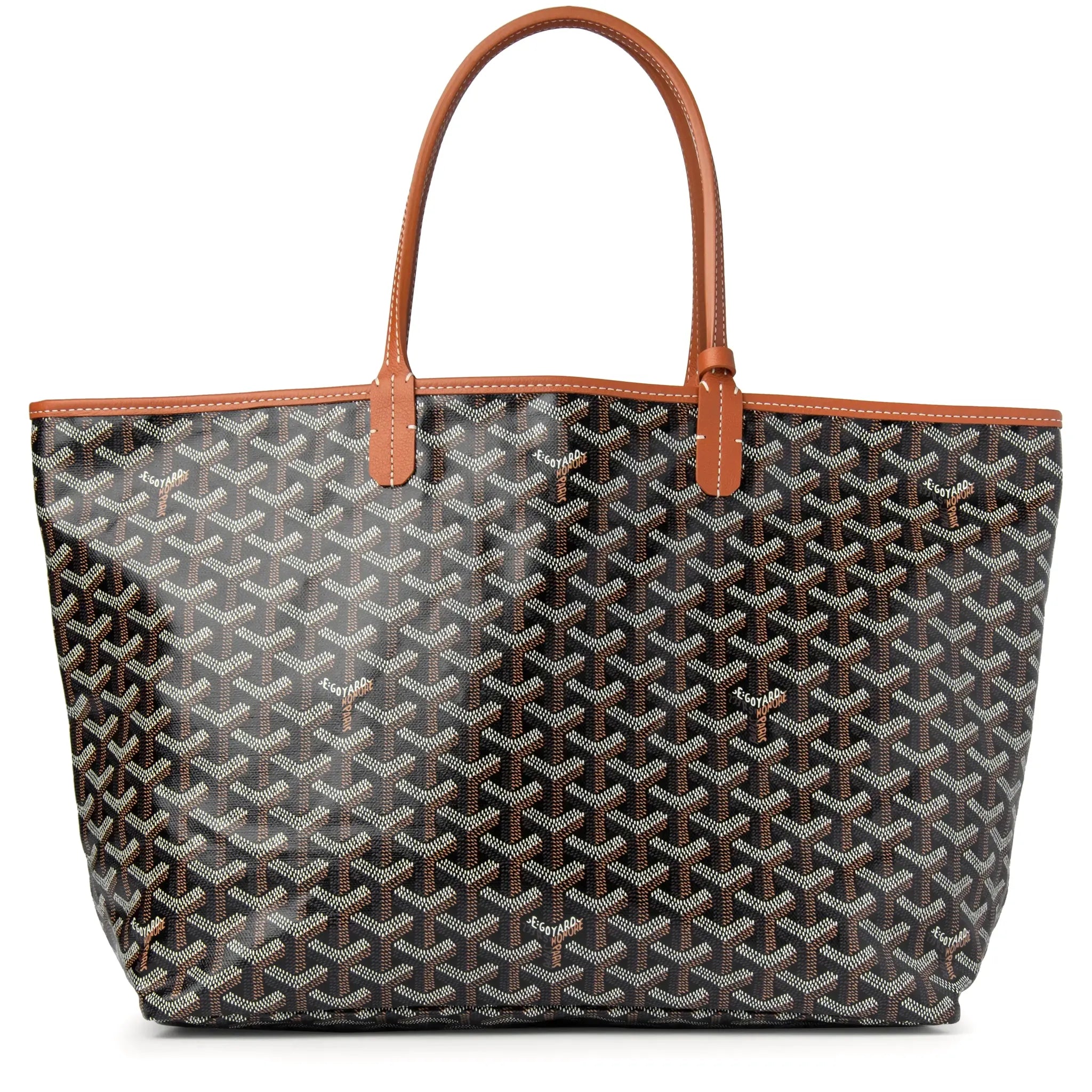 Goyard Saint Louis GM Tote Bag Black Tan - view 2