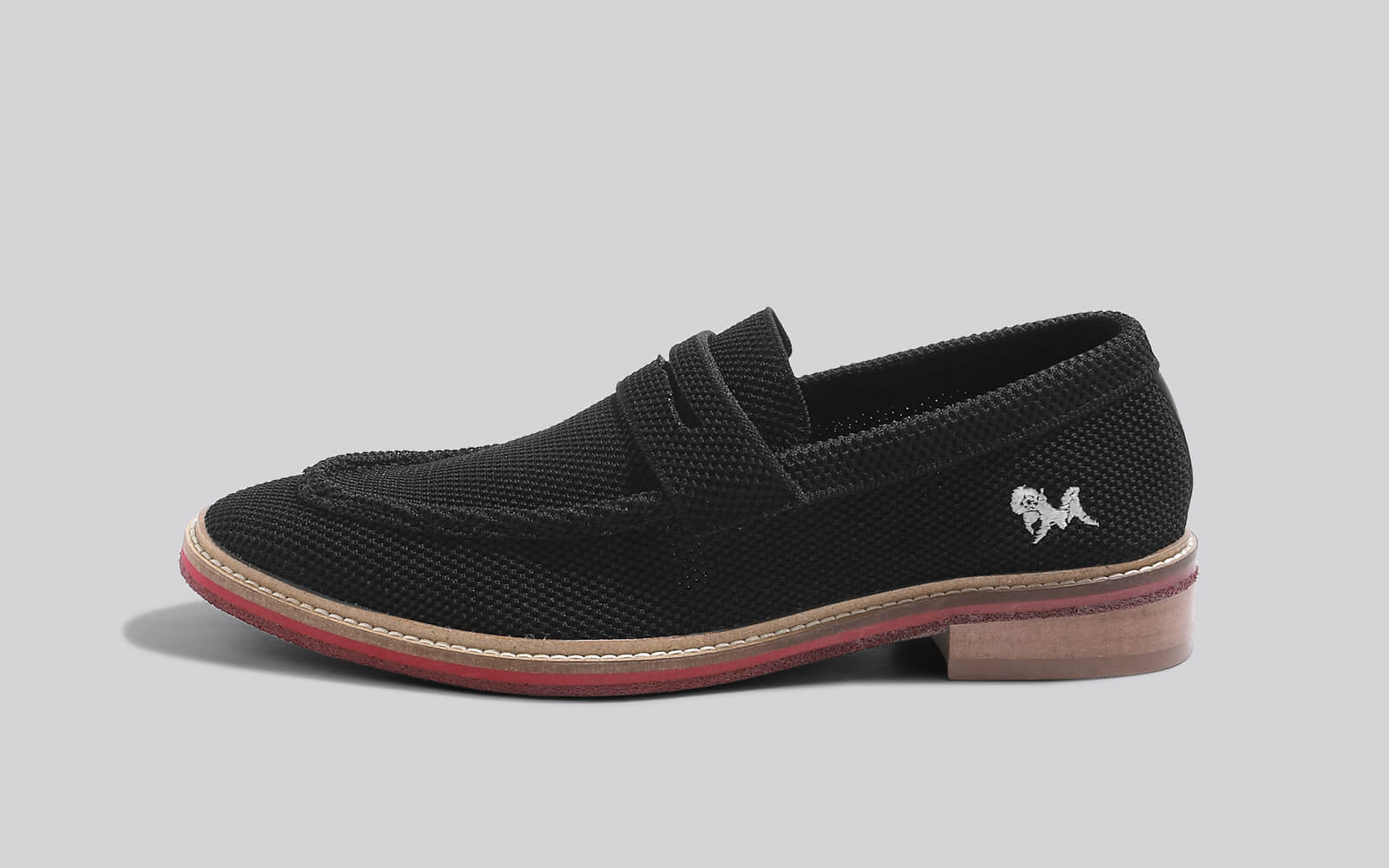Neeman's Block Heel Loafers : Black