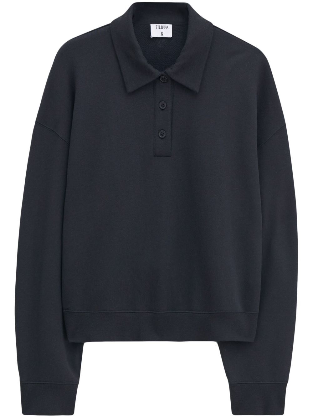Filippa K Long sleeves polo shirt – Cotton 60% Lyocell 40%