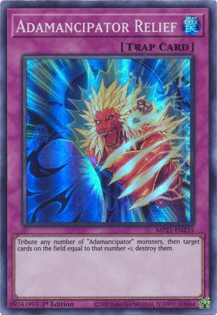 Yu-Gi-Oh! Adamancipator Relief - MP21-EN235 - Super Rare - 1st Edition