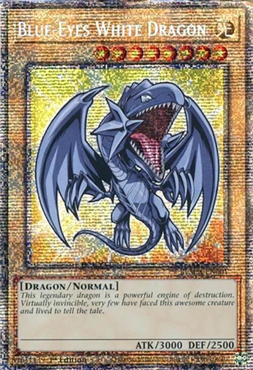 Yu-Gi-Oh! Blue-Eyes White Dragon - BLMM-EN001 - Starlight Rare - 1st Edition