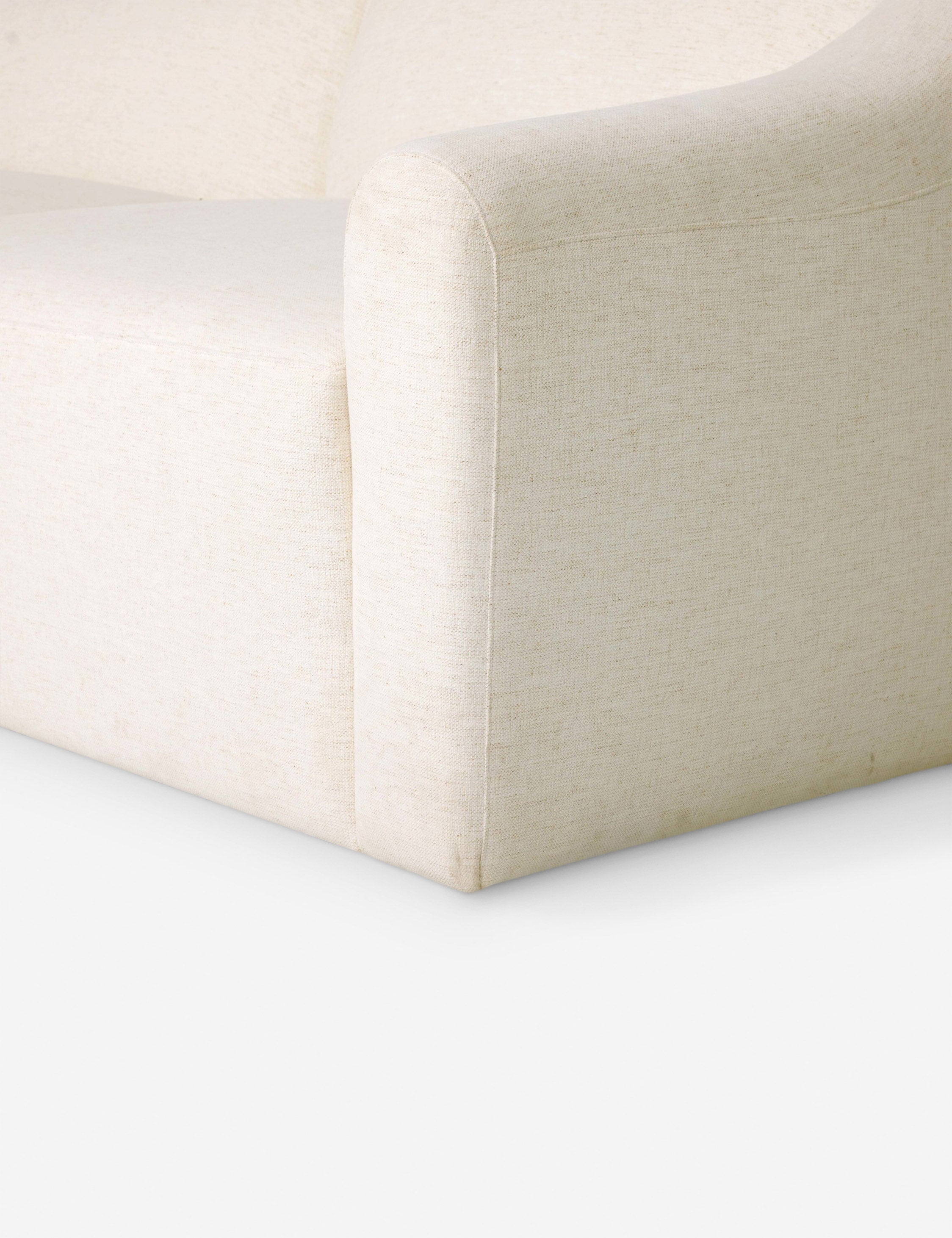 Lulu and Georgia Lindsay Sectional Sofa – Cream - view 7