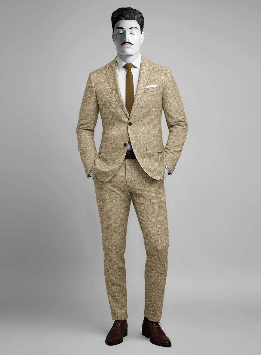 StudioSuits Italian Wool Linen Basket Weave Inol Suit