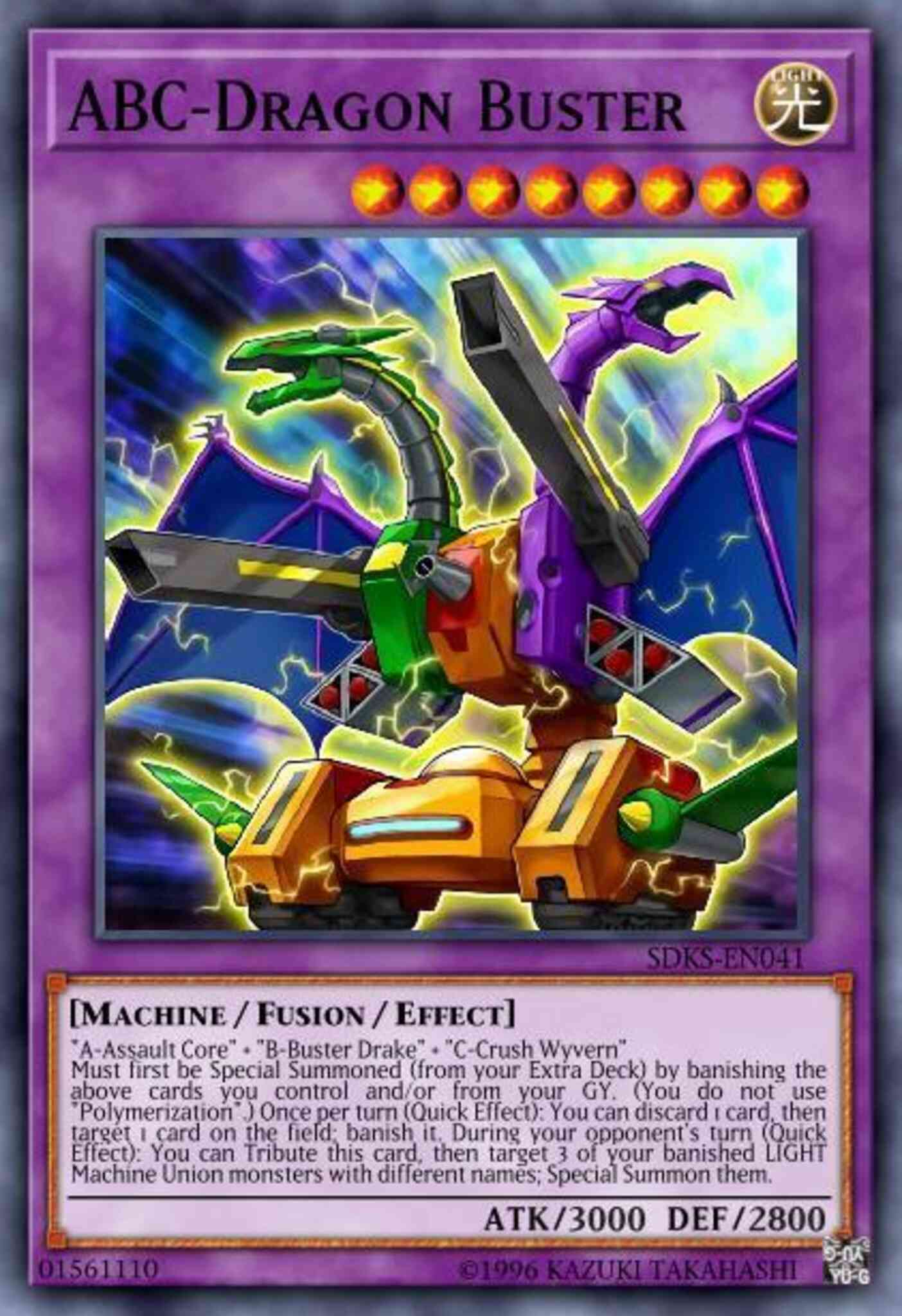 Yu-Gi-Oh! ABC-Dragon Buster - SDKS-EN041 - Ultra Rare - 1st Edition