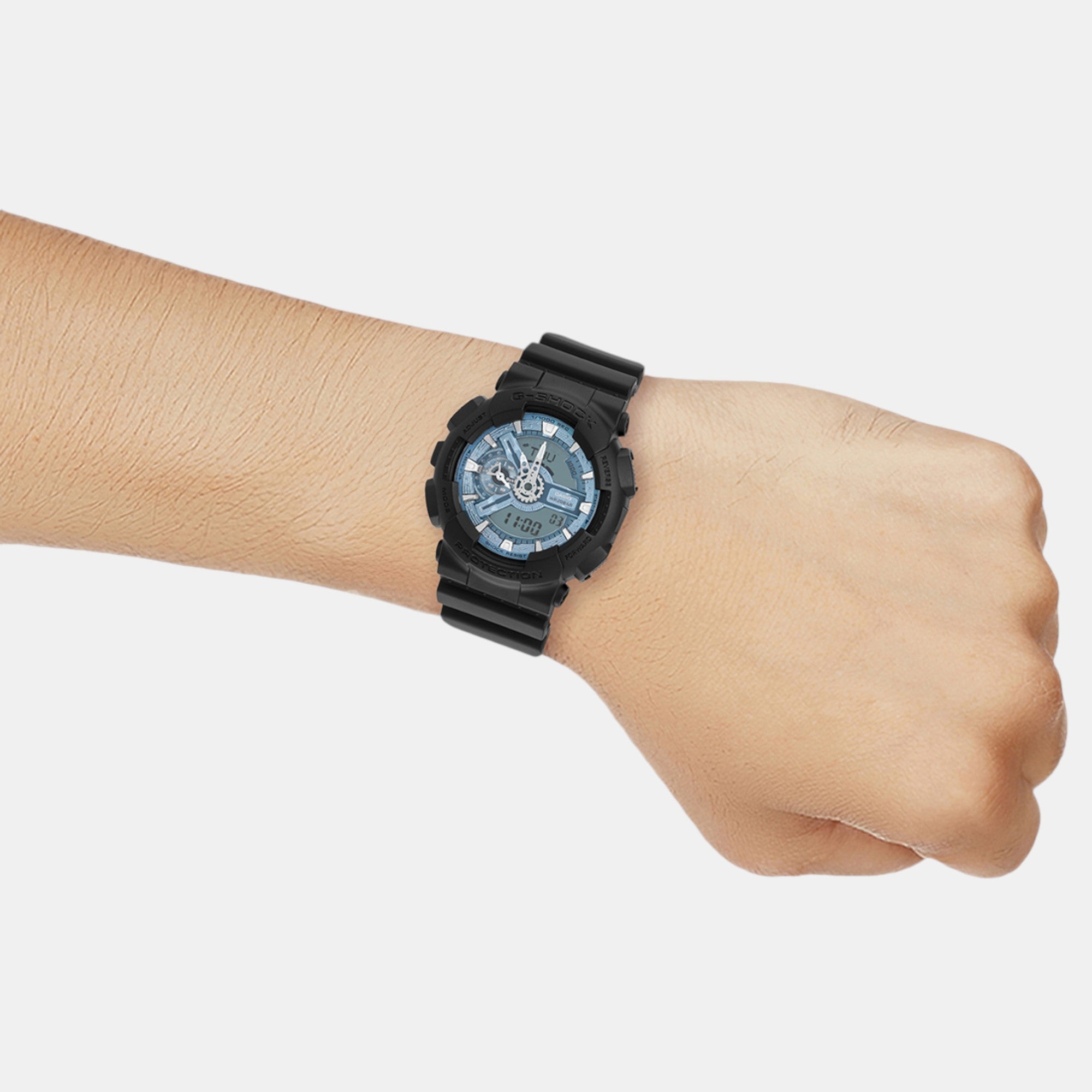 Casio G-Shock Men Quartz Blue Dial Analog-Digital Resin Watch G1518 - view 8