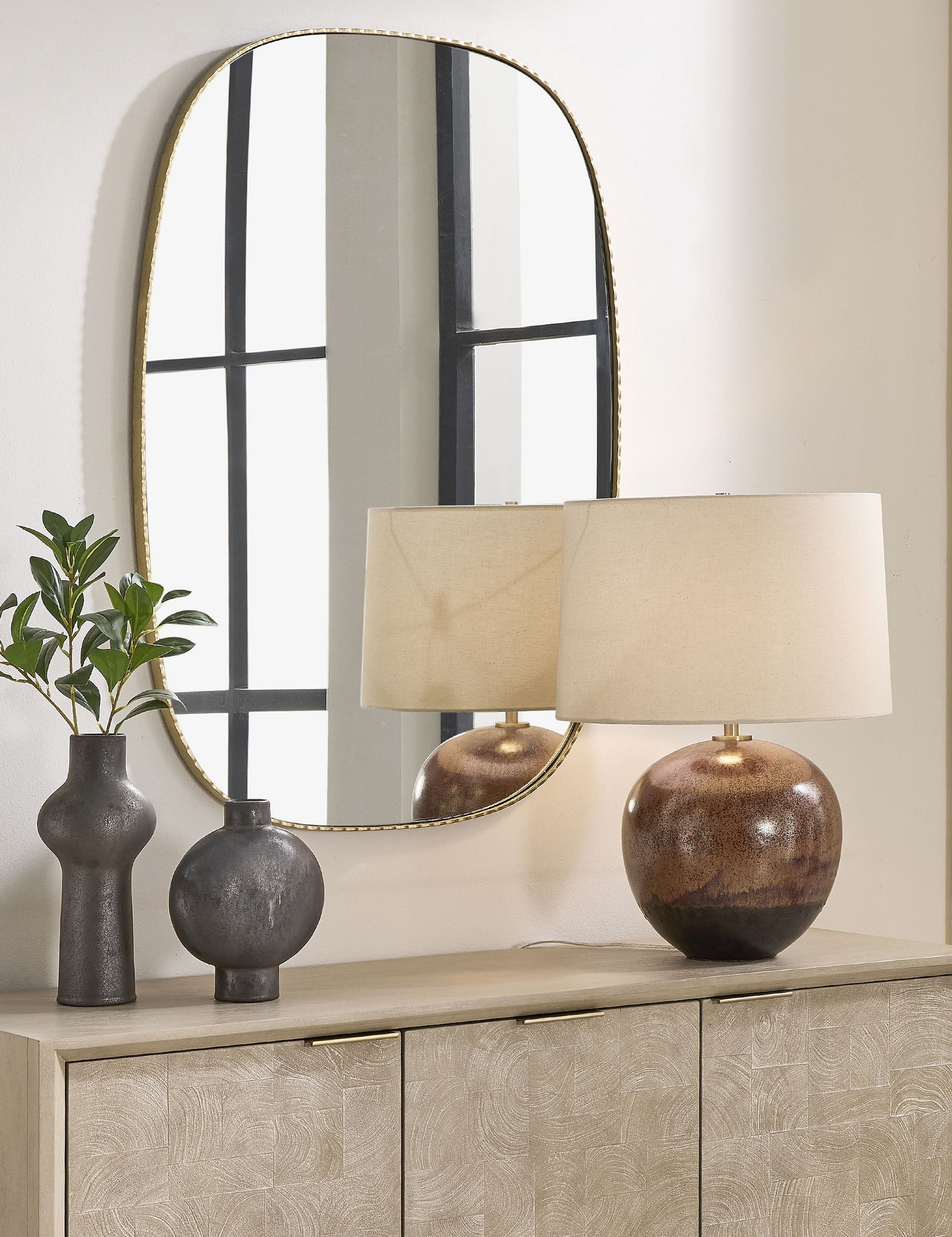Lulu and Georgia Benito Mirror – Gold - view 2