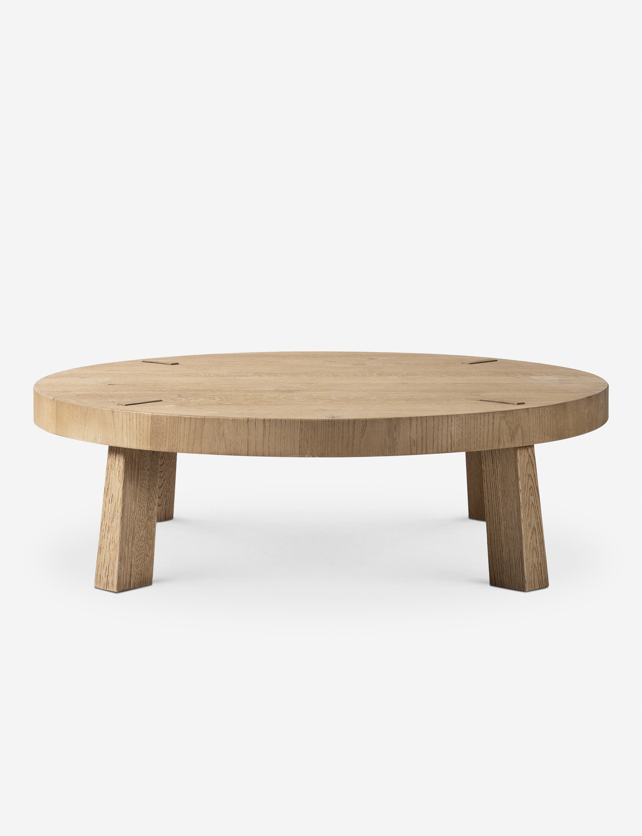 Lulu and Georgia Sadira Round Coffee Table by Amber Lewis x Four Hands - view 4