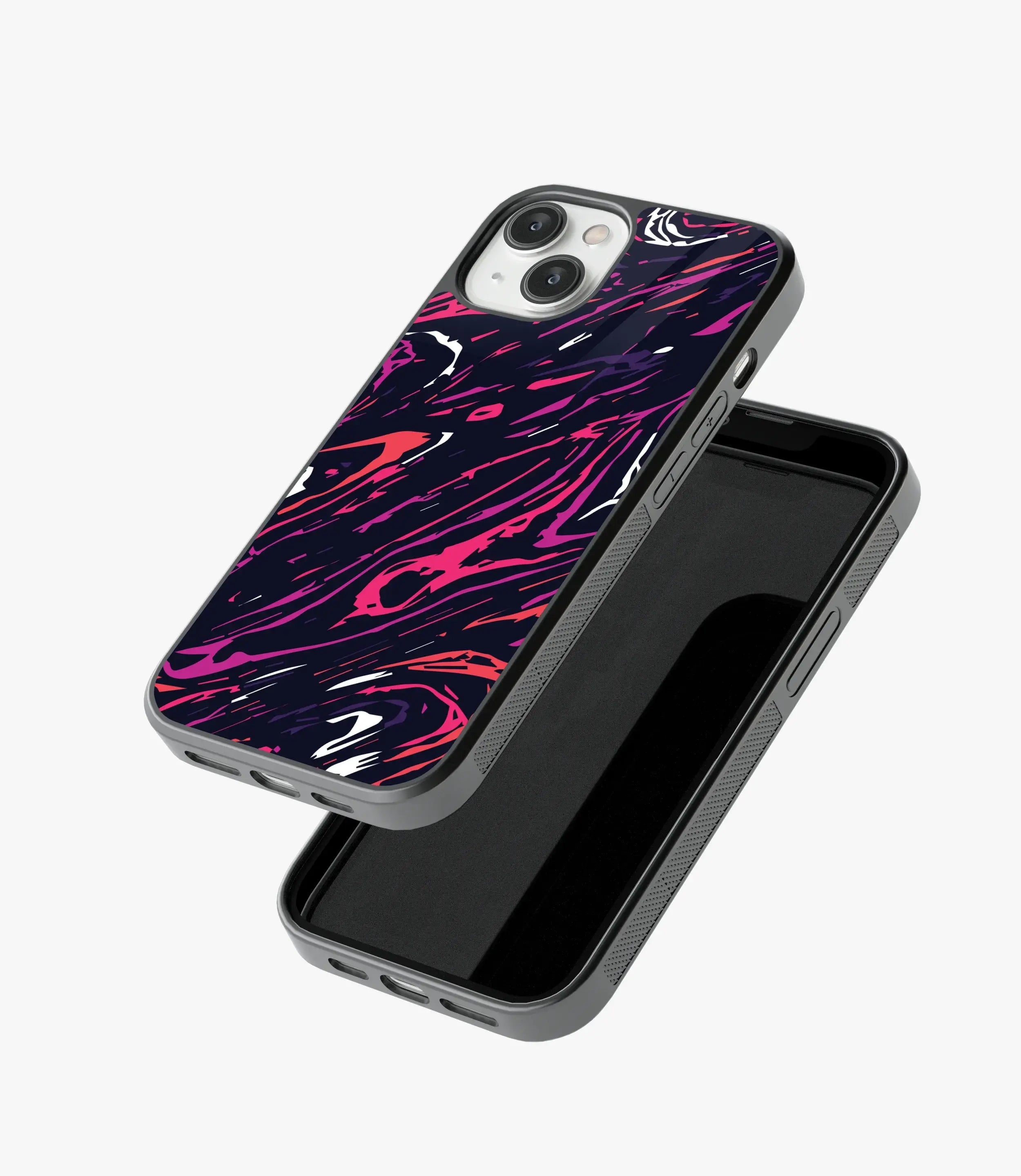 The Case Company Abstract Spectrum Waves Pattern Glass Case - view 3