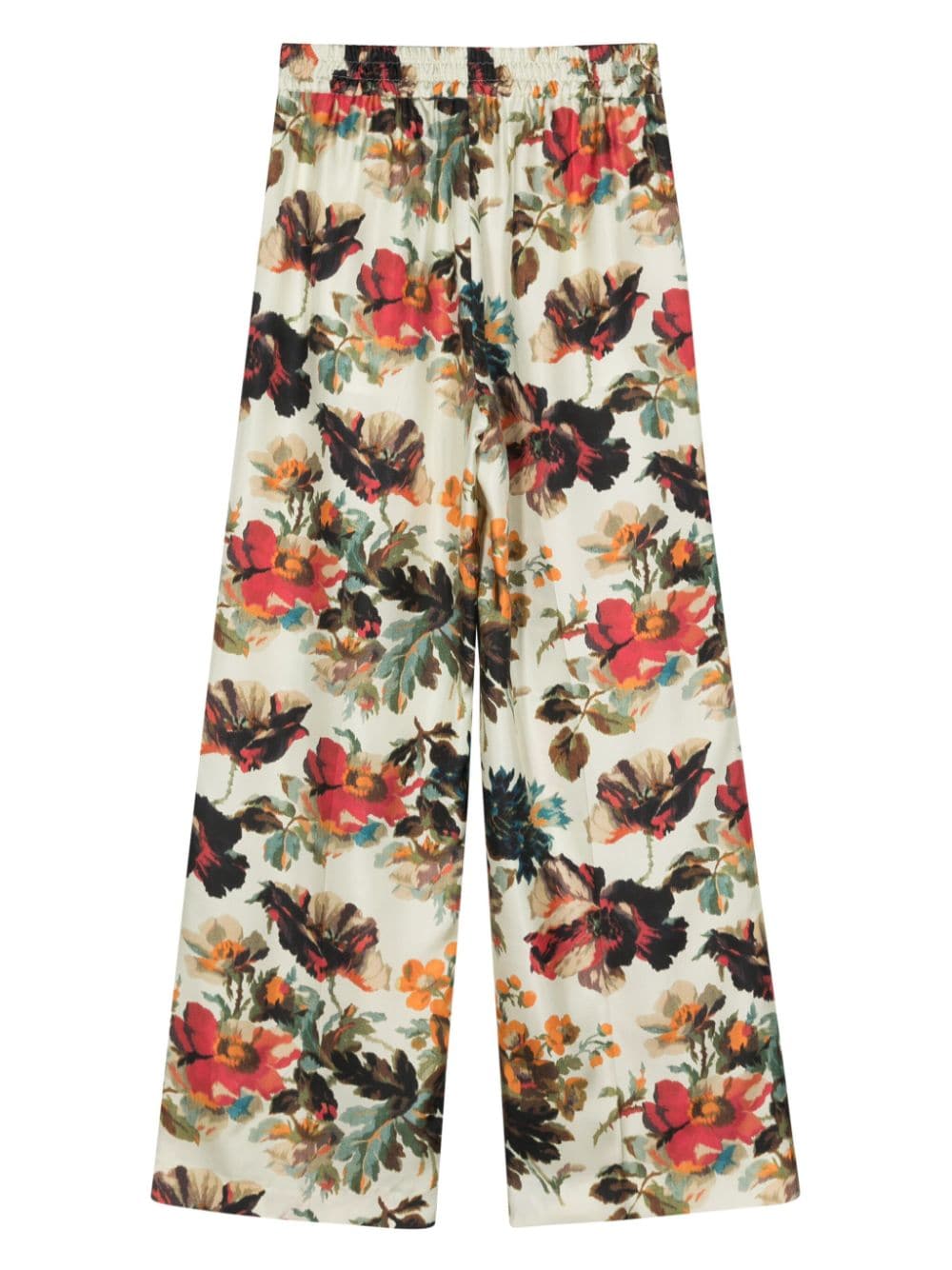 Alberto Biani Printed silk wide-leg trousers – Silk 100% - view 2