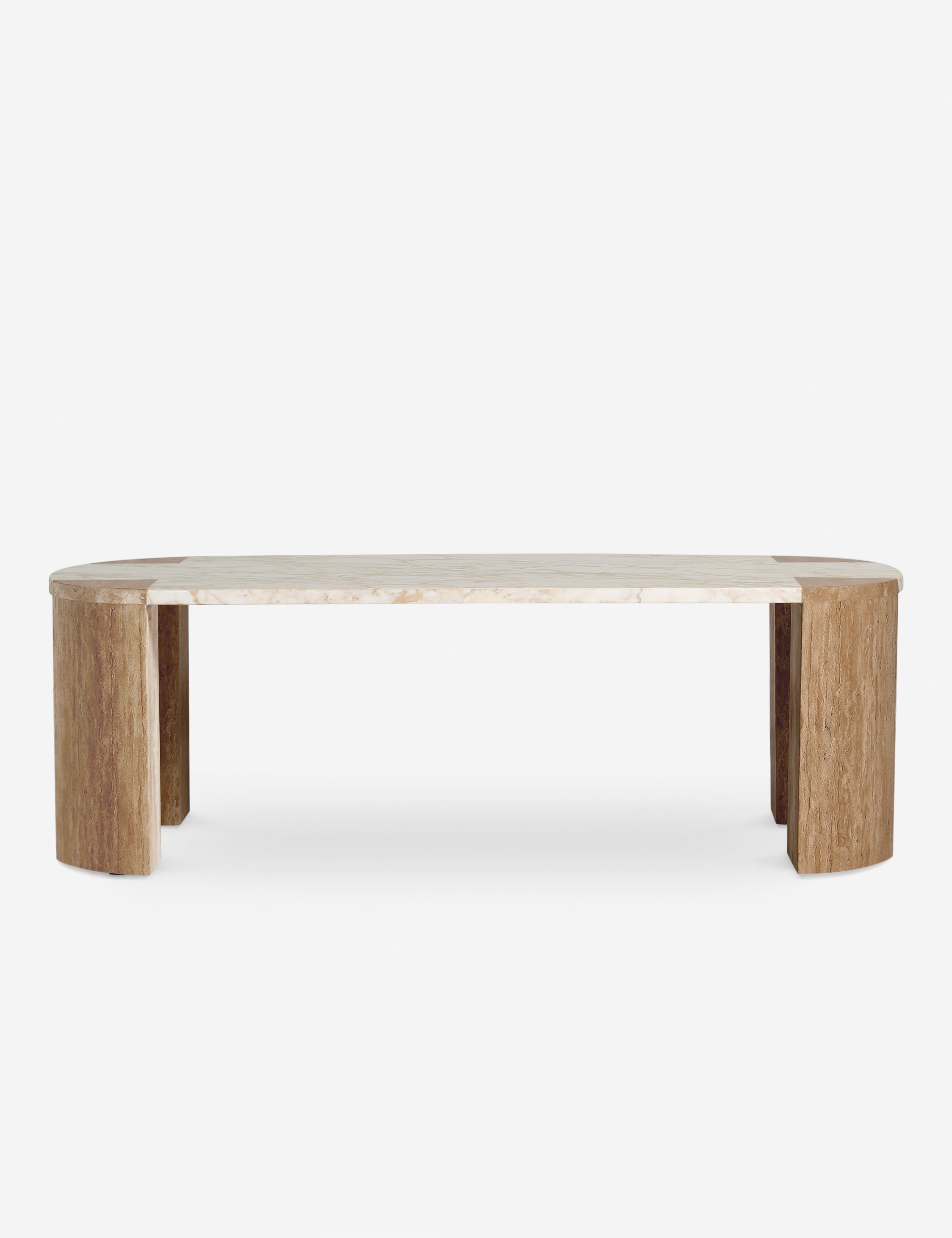 Lulu and Georgia Mahoe Oval Coffee Table by Carly Cushnie