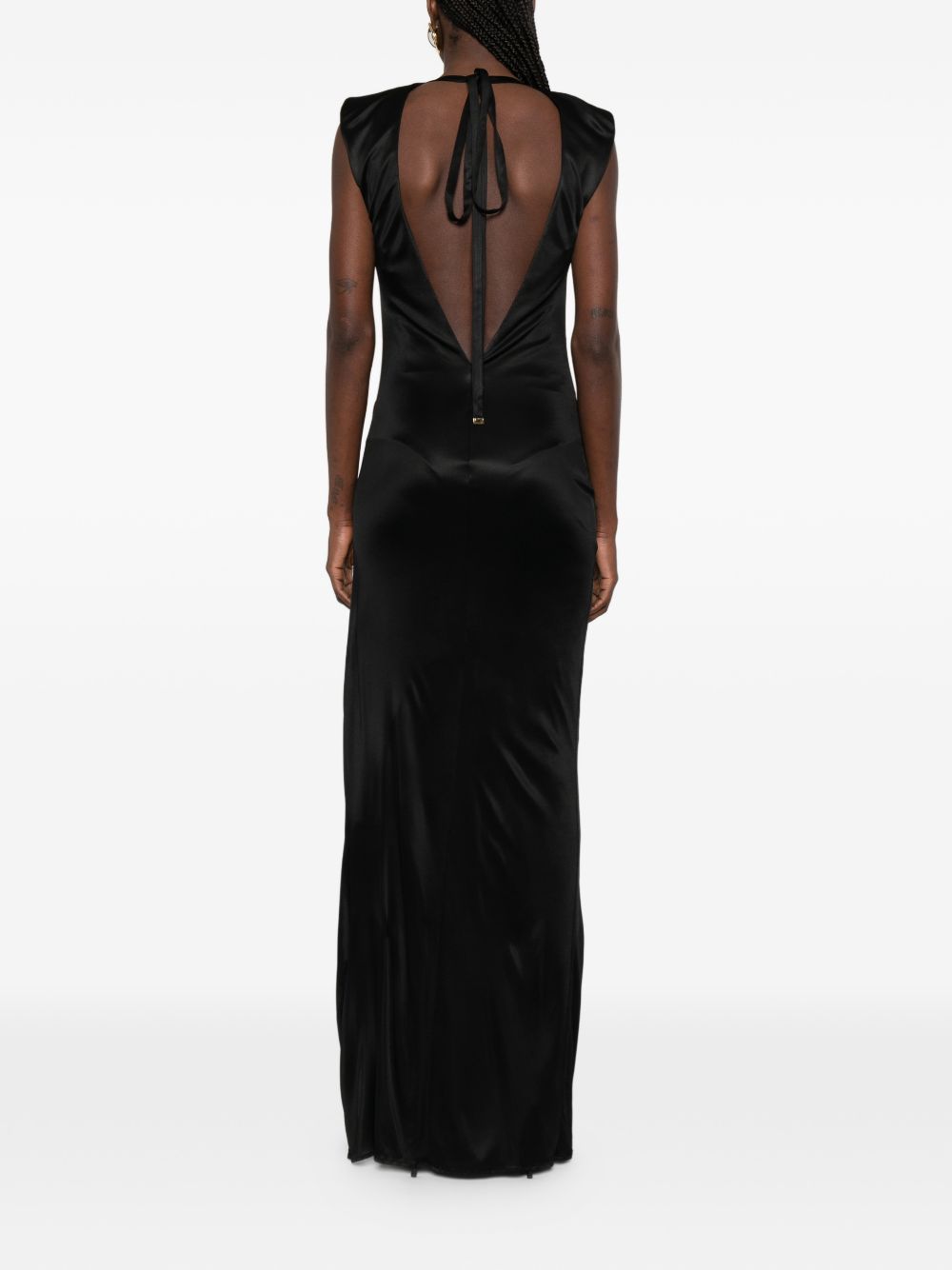 Elisabetta Franchi Long evening dress – 100% Viscose - view 5