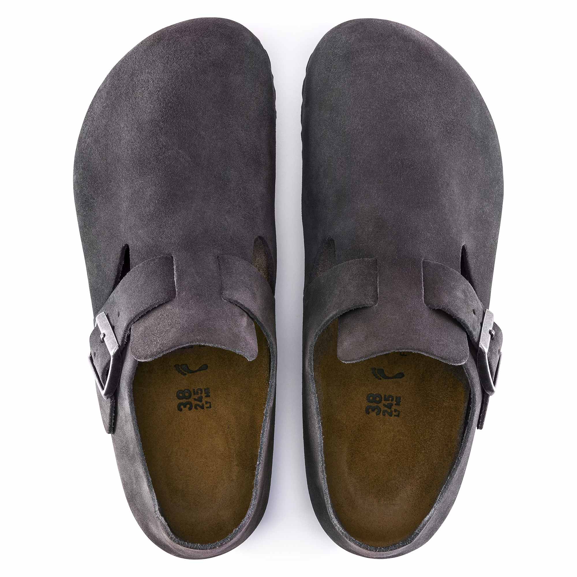 Birkenstock London Suede Leather – Gray Gray/Gunmetal - view 2